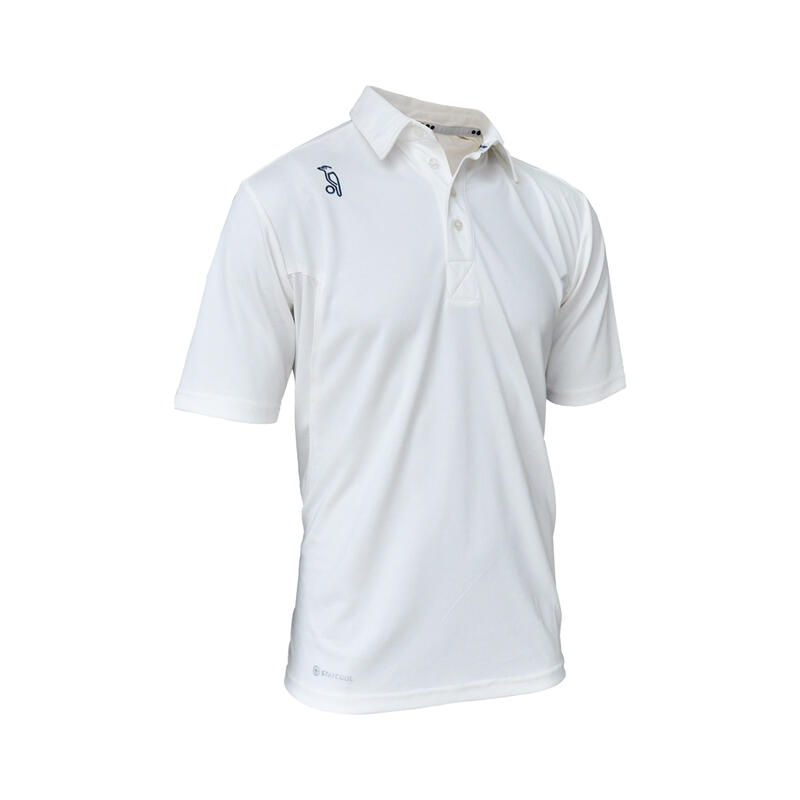 Polo de cricket PRO PLAYERS Garçon (Blanc)