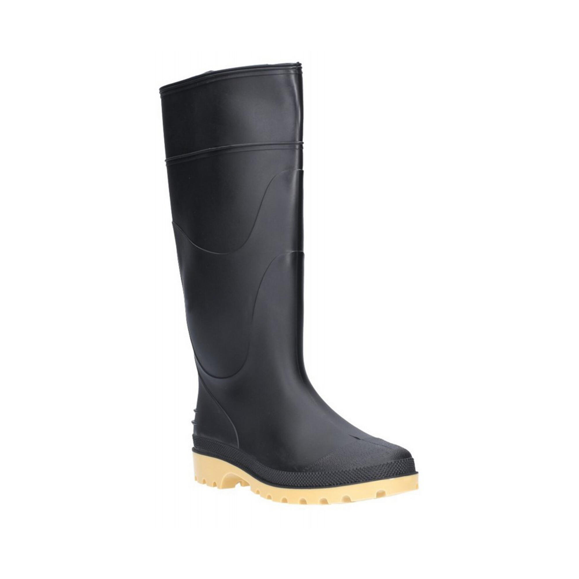 DIKAMAR Pricebuster/Evora Wellington / Mens Boots / Plain Rubber Wellingtons (Black)