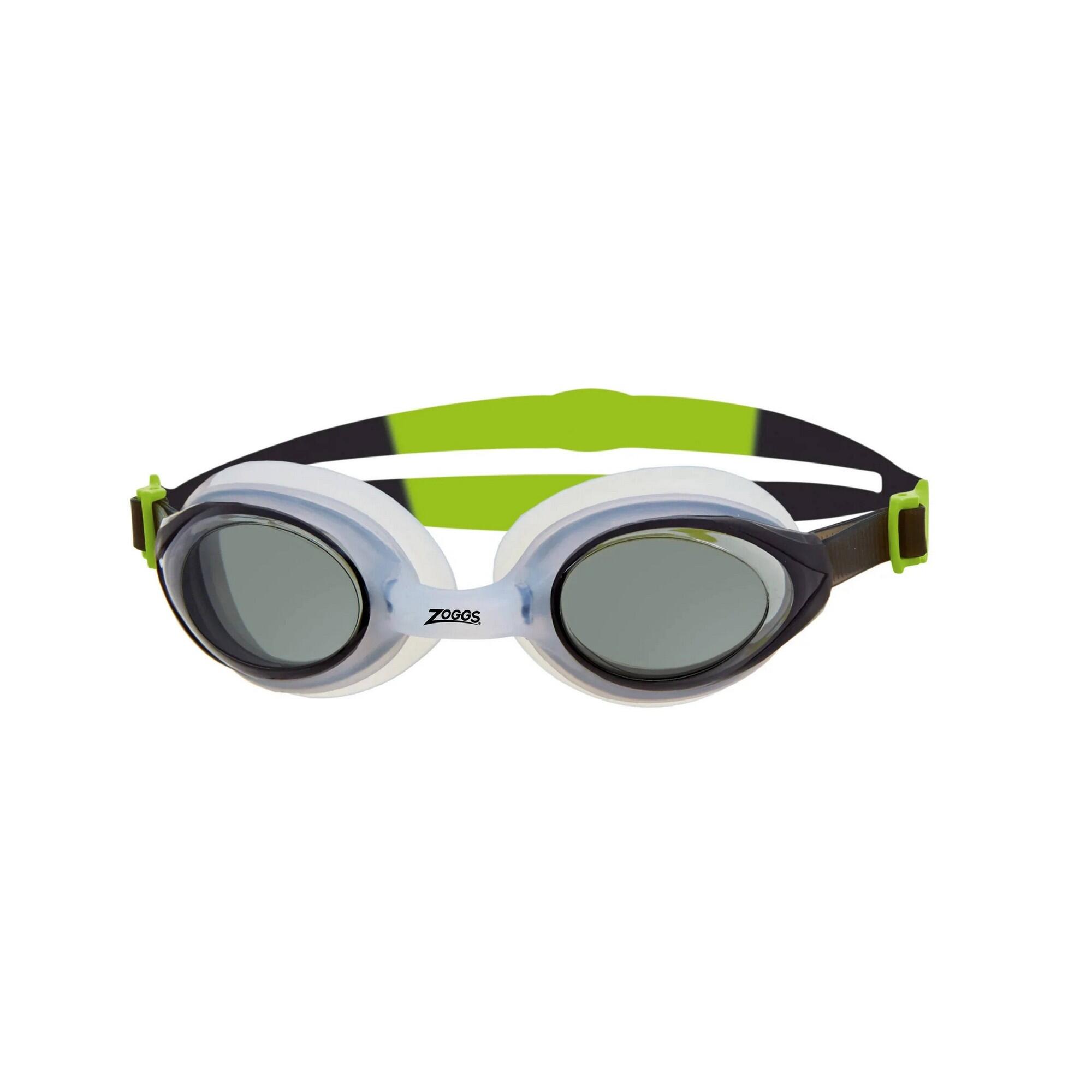 Unisex Adult Bondi Swimming Goggles (Black/Lime) 1/3