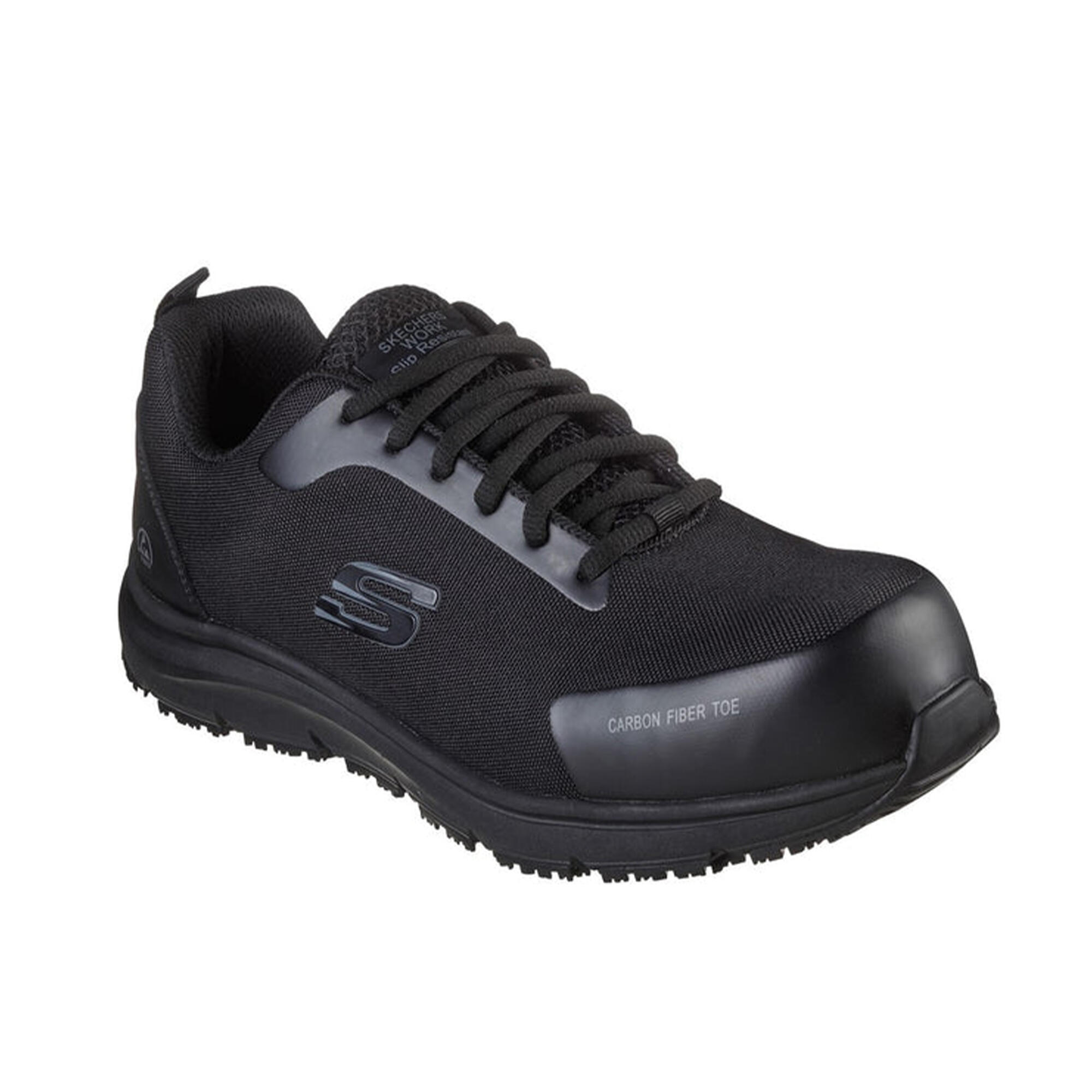 SKECHERS Mens Ulmus SR Safety Trainers (Black)