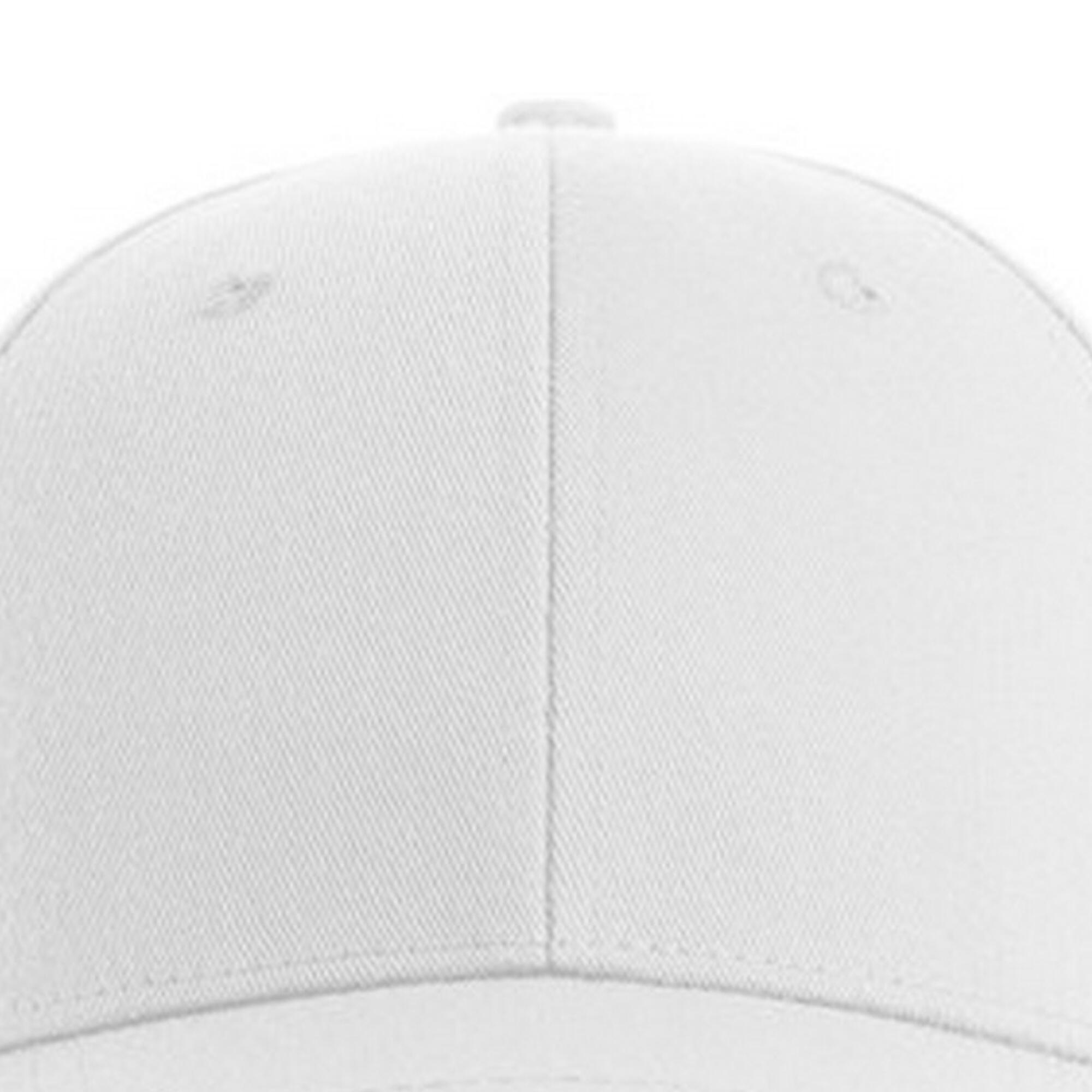 Unisex Adult Joshua 6 Panel Cap (White) 3/3