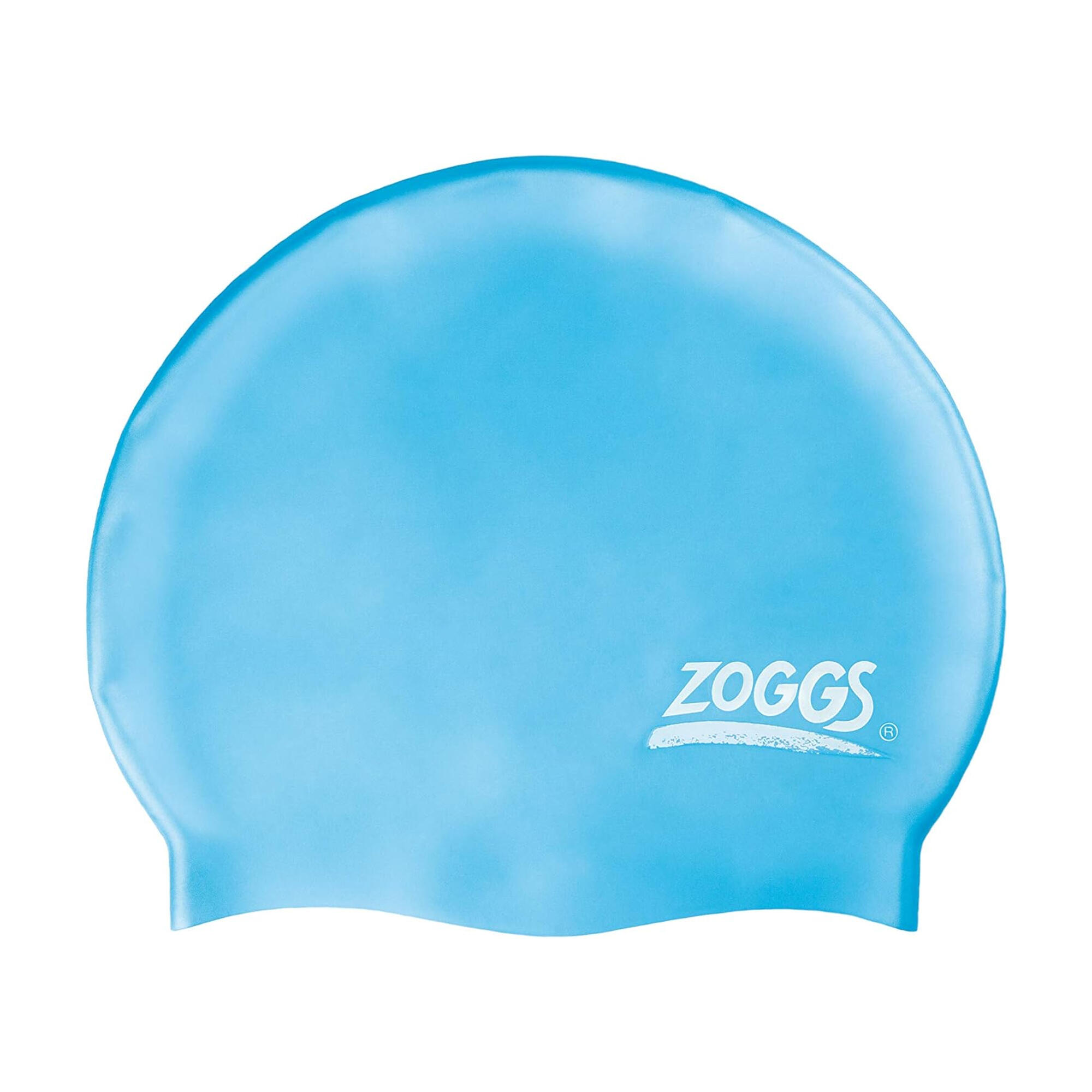 ZOGGS Womens/Ladies Silicone Swim Cap (Light Blue)