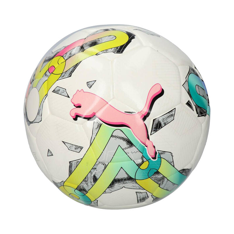 Ballon de foot TEAMFINAL6 MS (Blanc / Jaune / Vert)