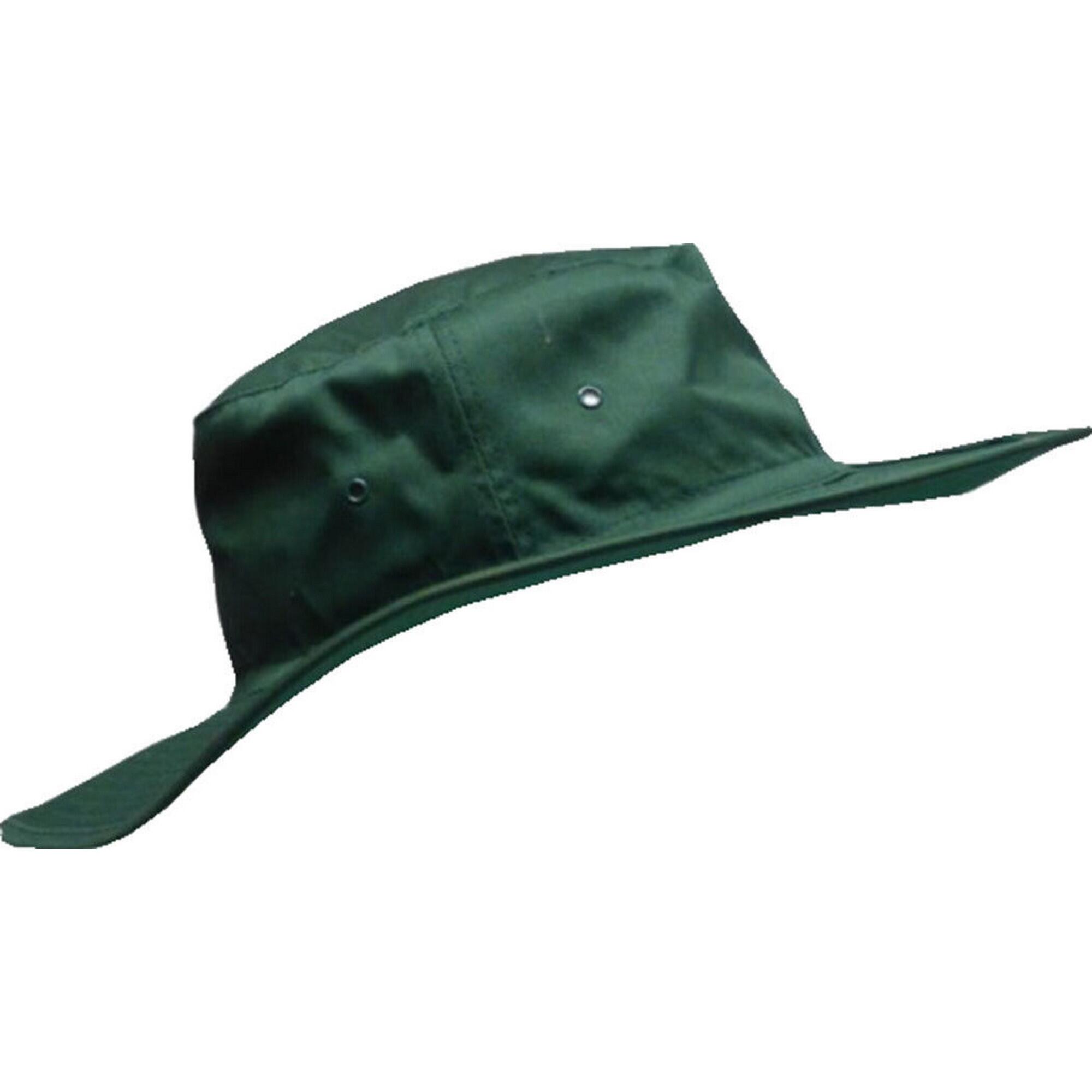 Wide Brim Cricket Bucket Hat (Green) 1/3