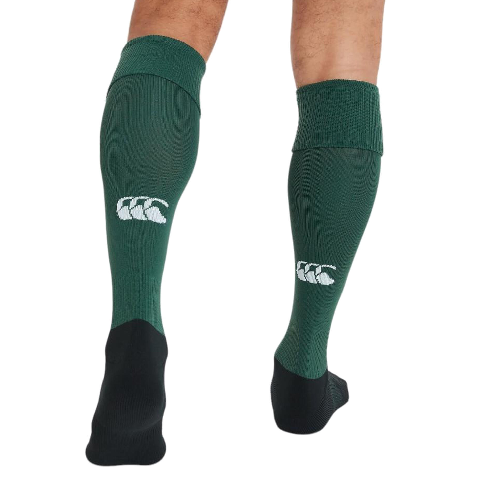 Mens Team Logo Rugby Socks (White) 3/3