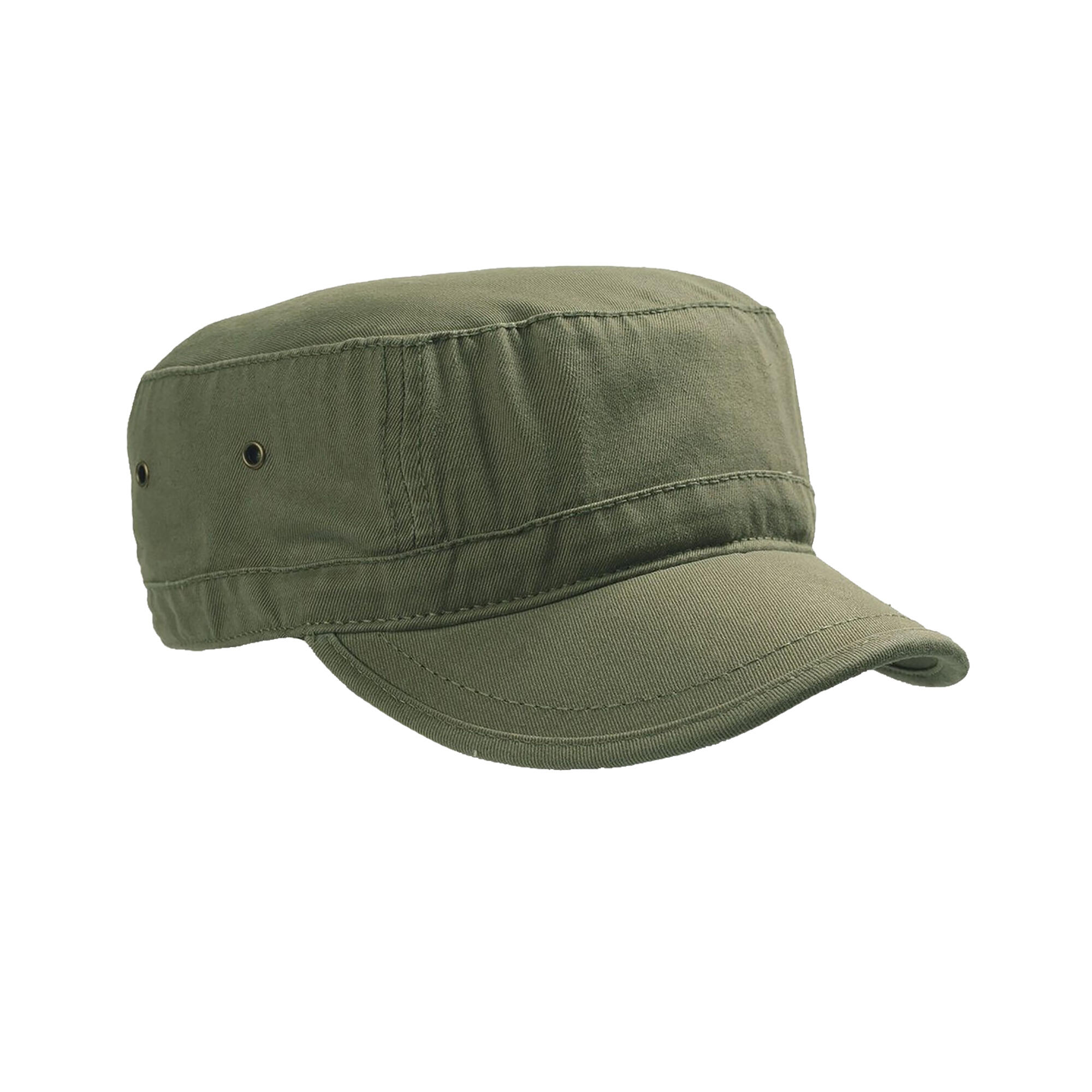 Chino Cotton Urban Military Cap (Pack of 2) (Olive) 2/3