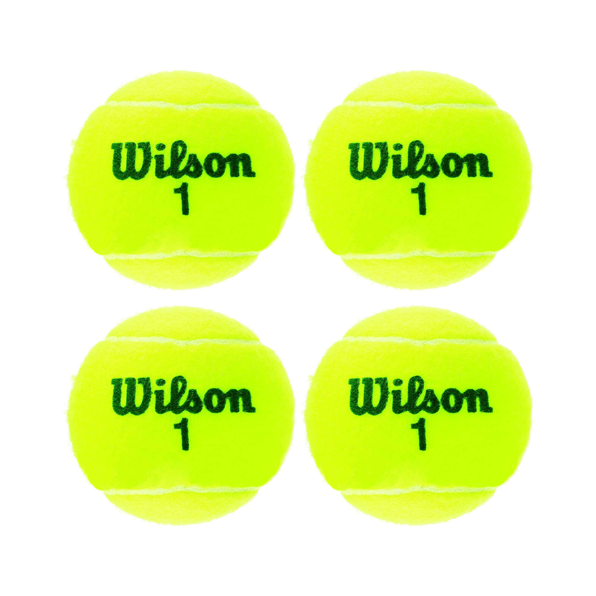 Championship Tennis Balls (Pack of 4) (Yellow) 1/4