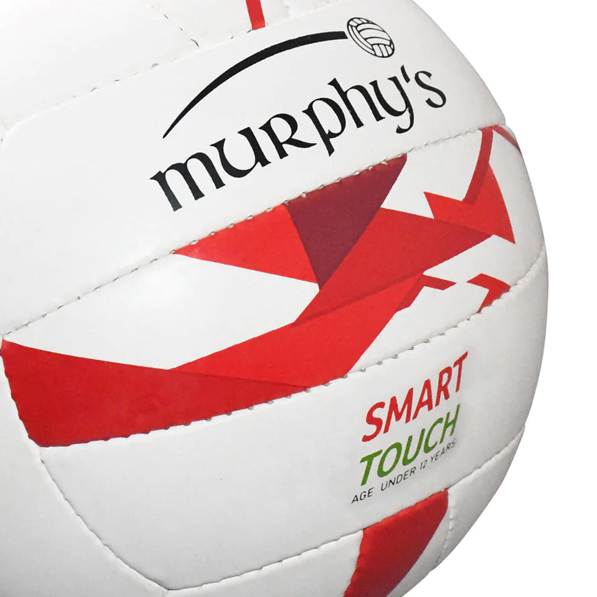 Ballon De Football Gaélique Enfant (Blanc / Rouge) 3/3