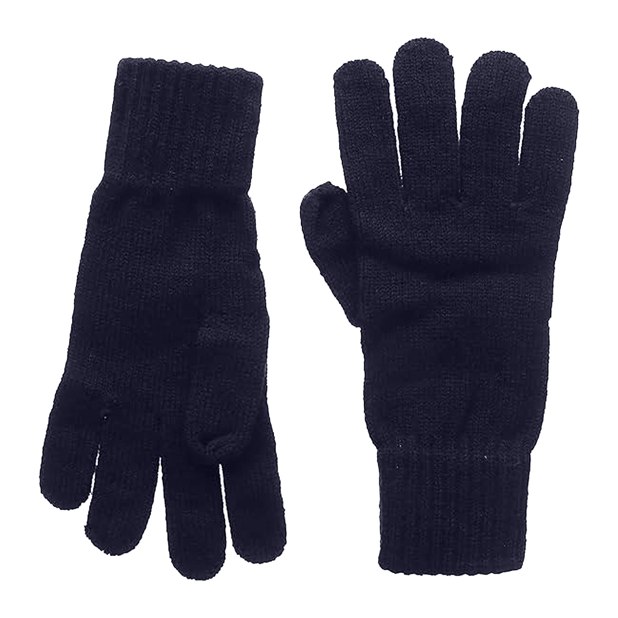 Unisex Knitted Winter Gloves (Navy) 4/5