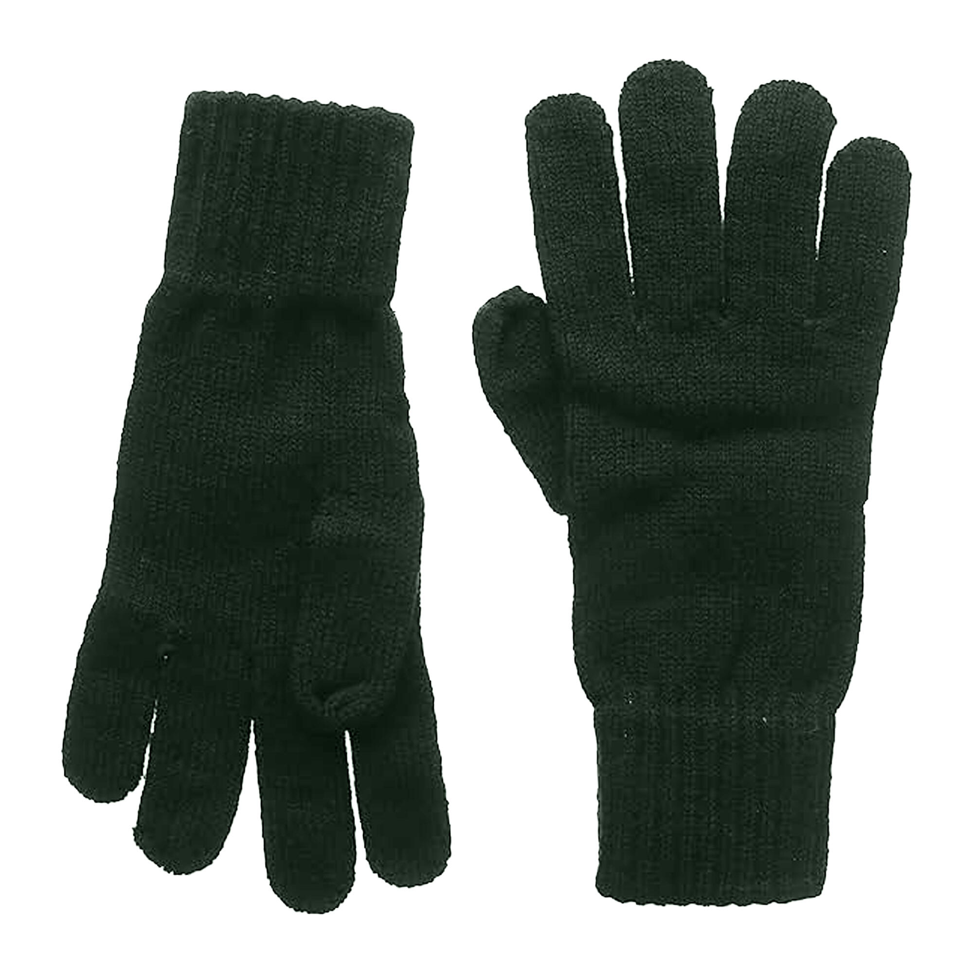 Unisex Knitted Winter Gloves (Navy) 3/5