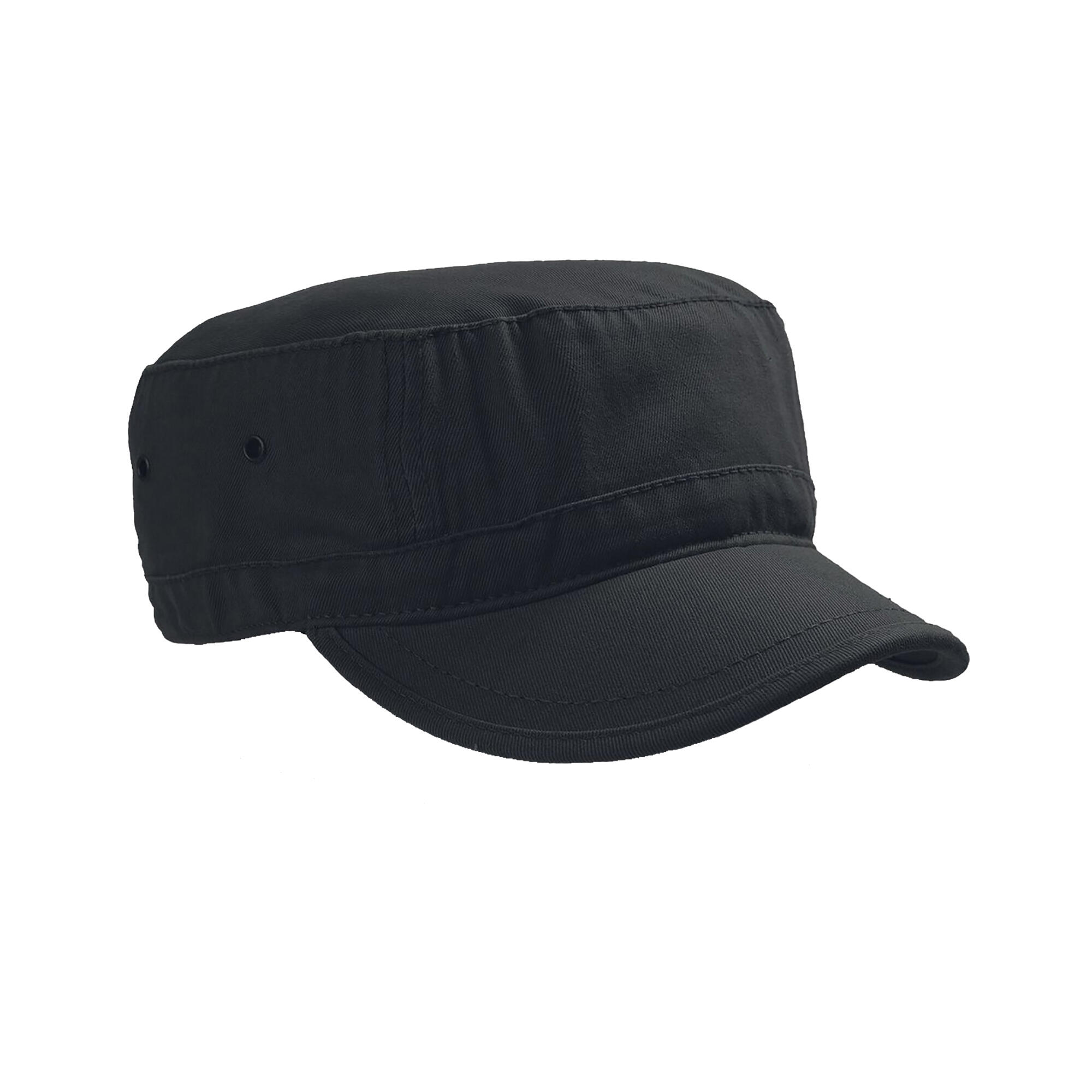 Chino Cotton Urban Military Cap (Pack of 2) (Black) 2/3