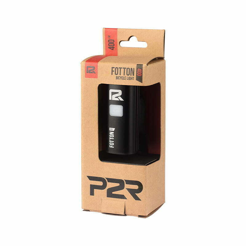 Lampa rowerowa Led P2R Fotton 400lm przednia 6/6