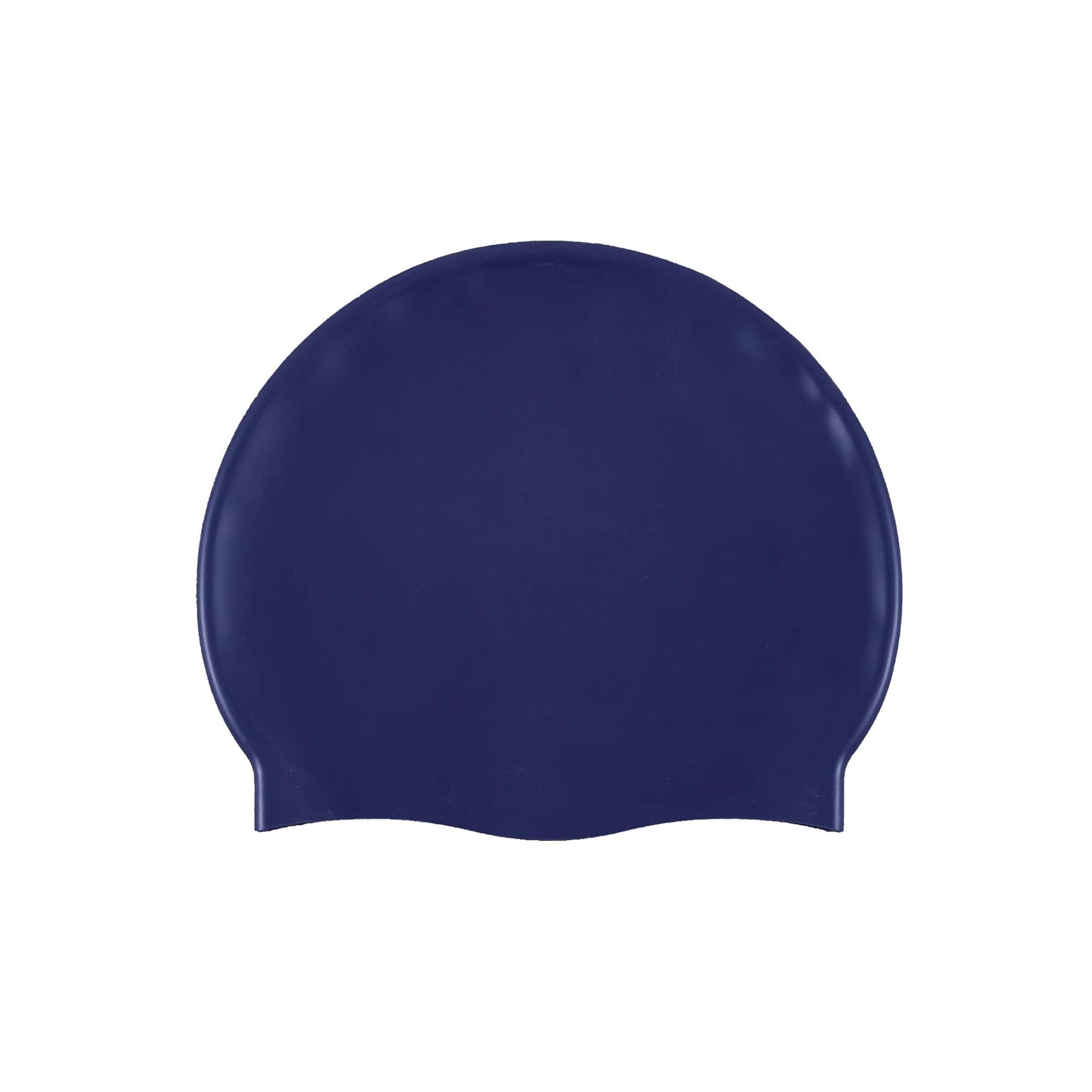 ARENA Unisex Adult Classic Silicone Swim Cap (Denim/Silver)