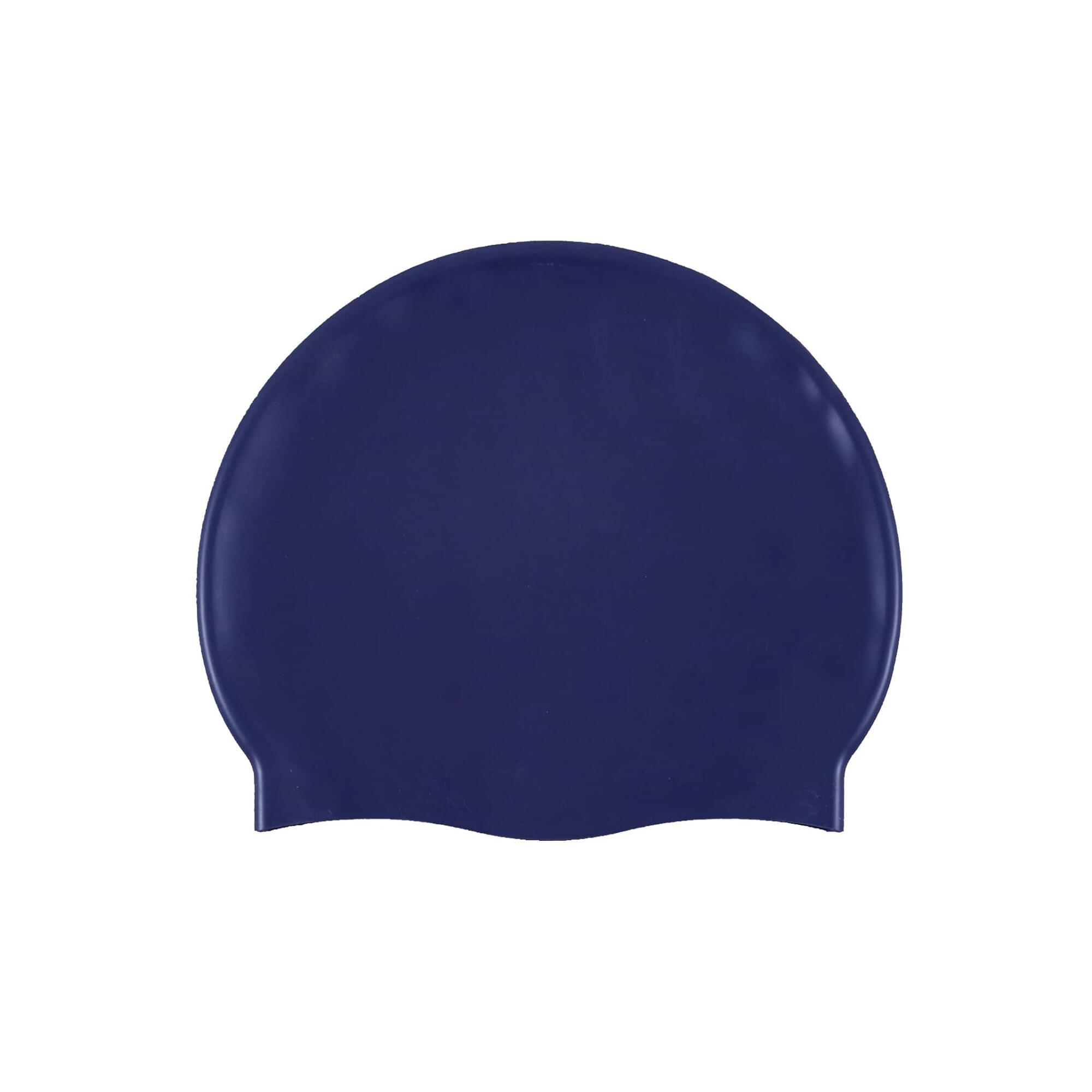 CLASSIC Adult Swim Cap (Denim / Silver)