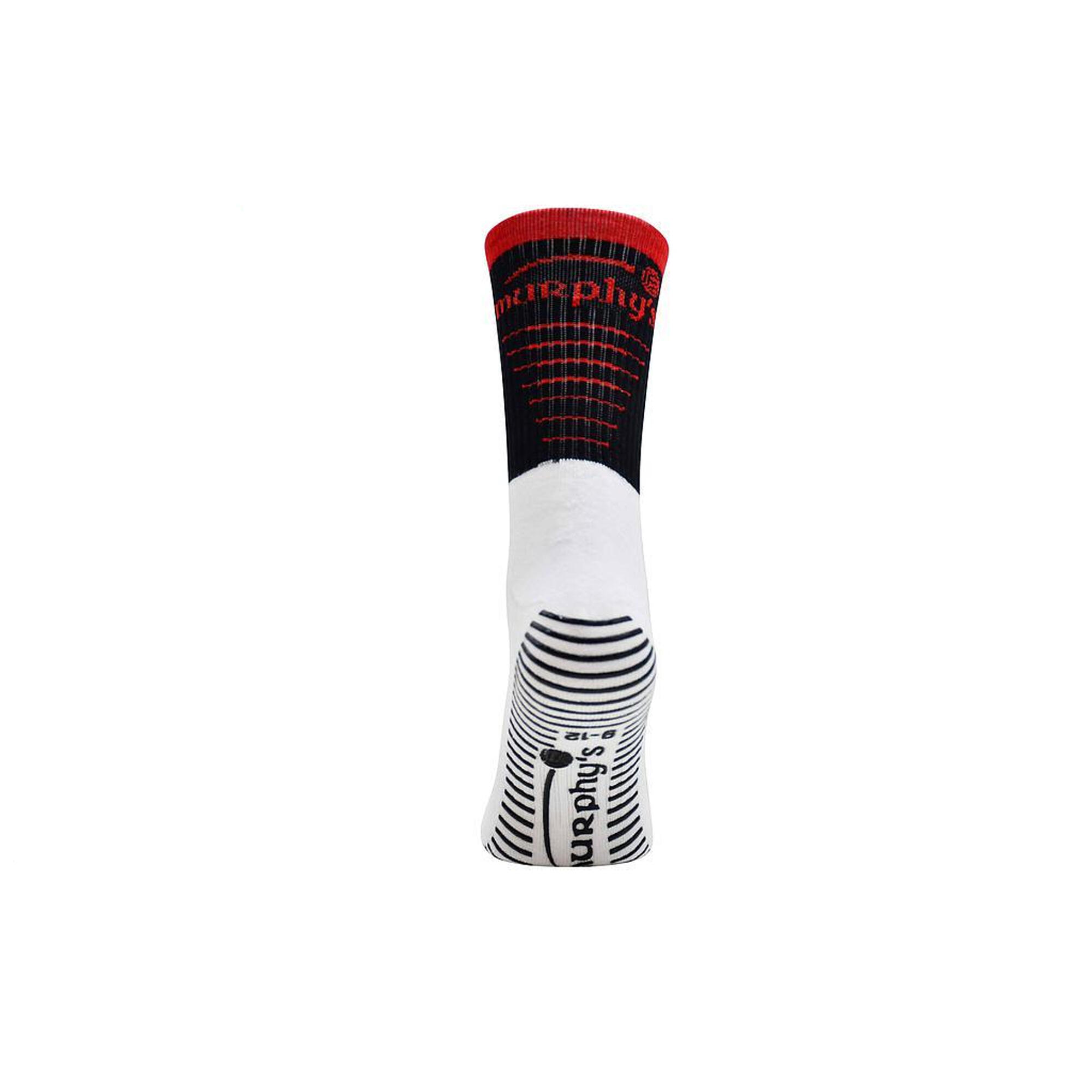 Unisex Adult Pro Mid GAA Socks (Black/Red) 2/3