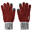 Gants d'hiver Adulte (Rouge / Gris Chiné)