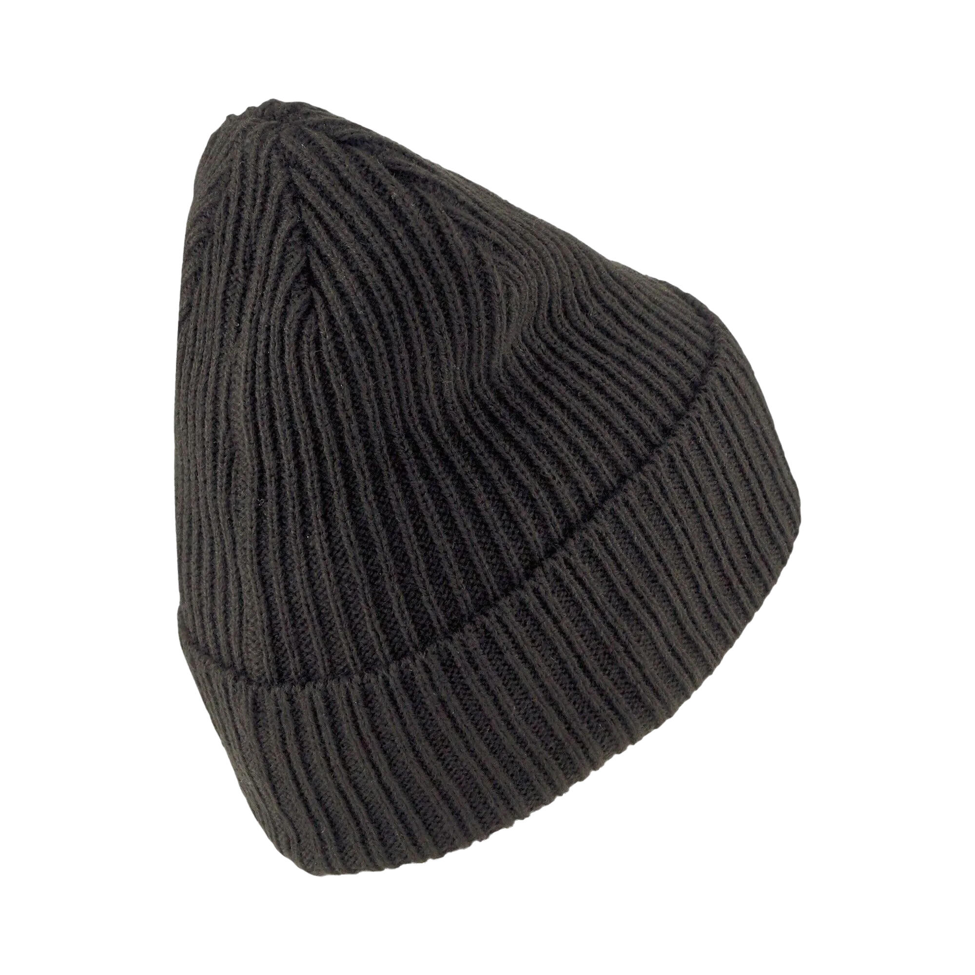 Unisex Adult Ribbed Cuff Classic Beanie (Puma Black) 2/3