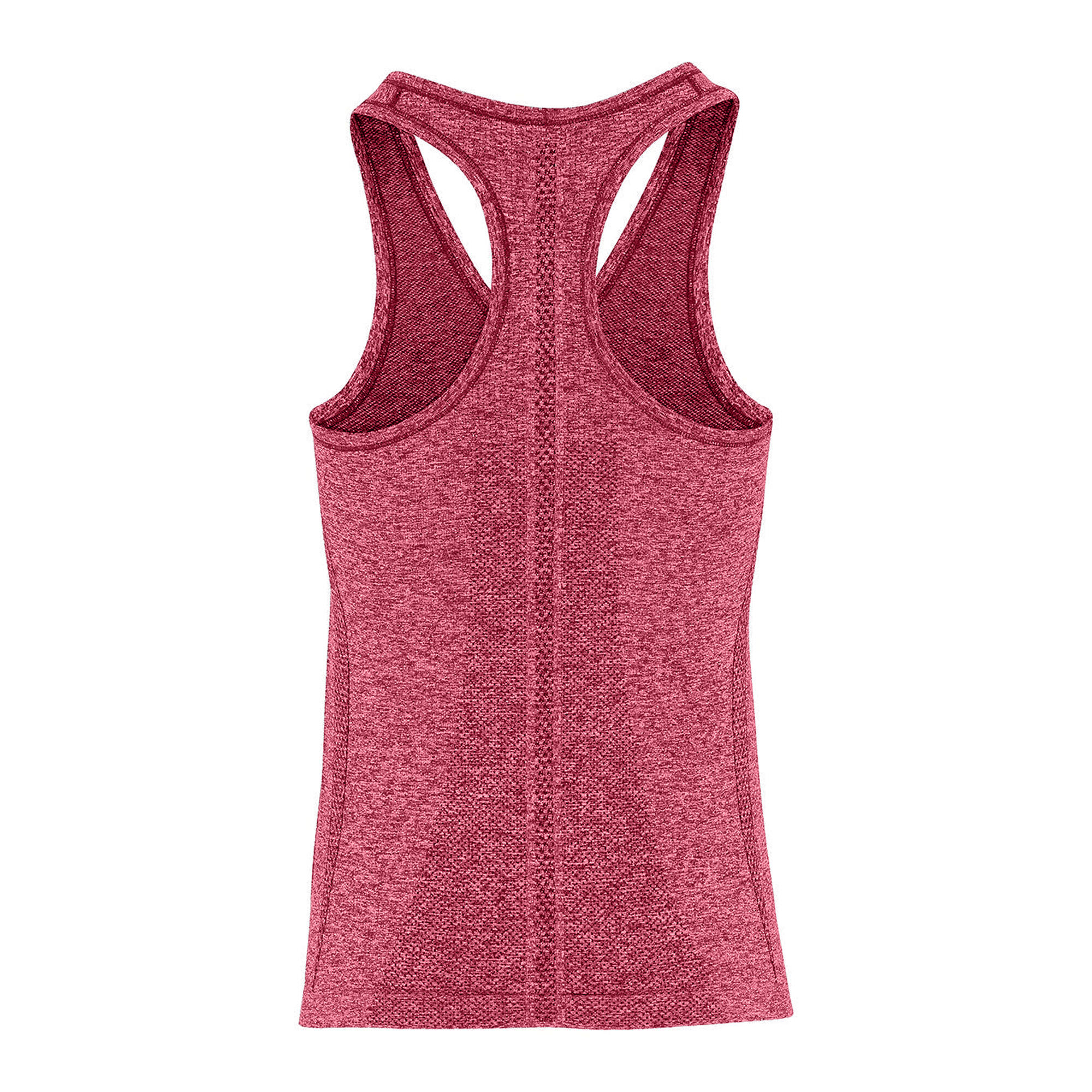Canotta Sportiva 3D Senza Cuciture Donna TriDri Multi Sport Bordeaux 2/3
