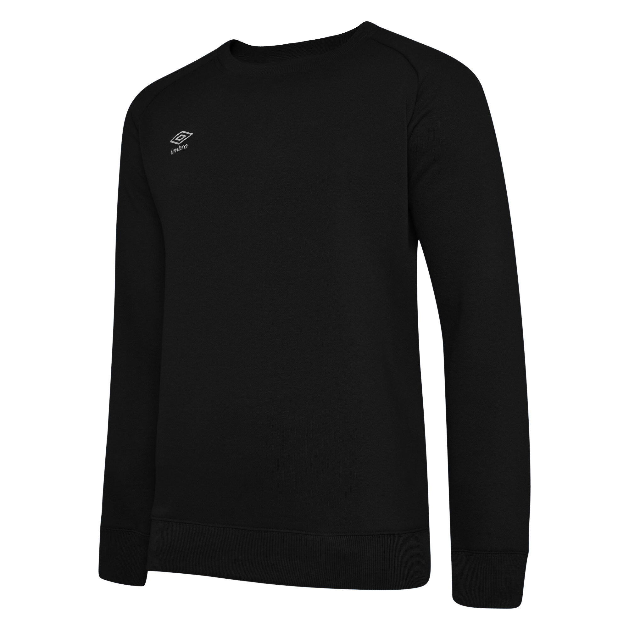 Womens/Ladies Club Leisure Sweatshirt (Black/White) 1/4