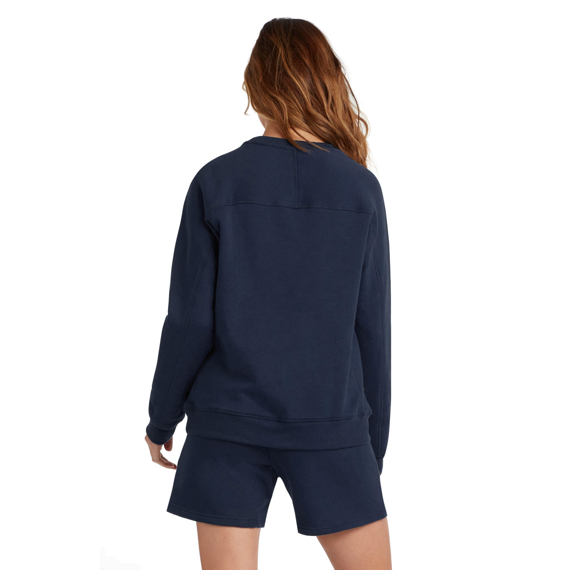 Womens/Ladies Club Leisure Sweatshirt (Navy/White) 2/3