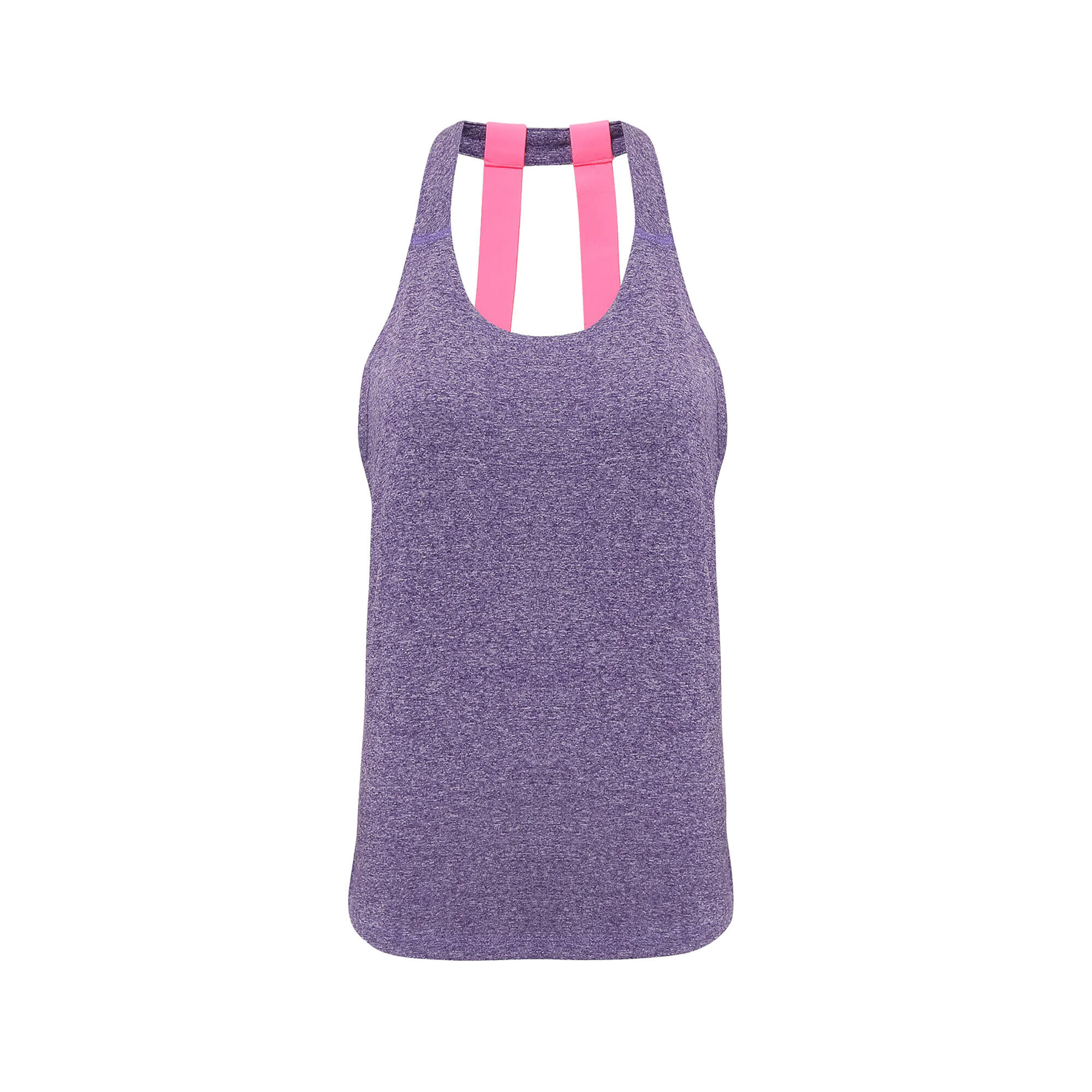 Tri Dri Women's double-strap tank top (Heather violet)