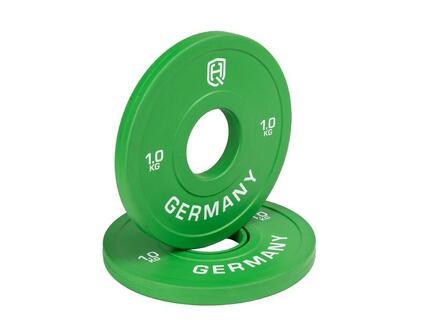 HQ Germany® Professional Change Plates 50mm | 0.5-2.5kg | Set | ±10g Toleranz