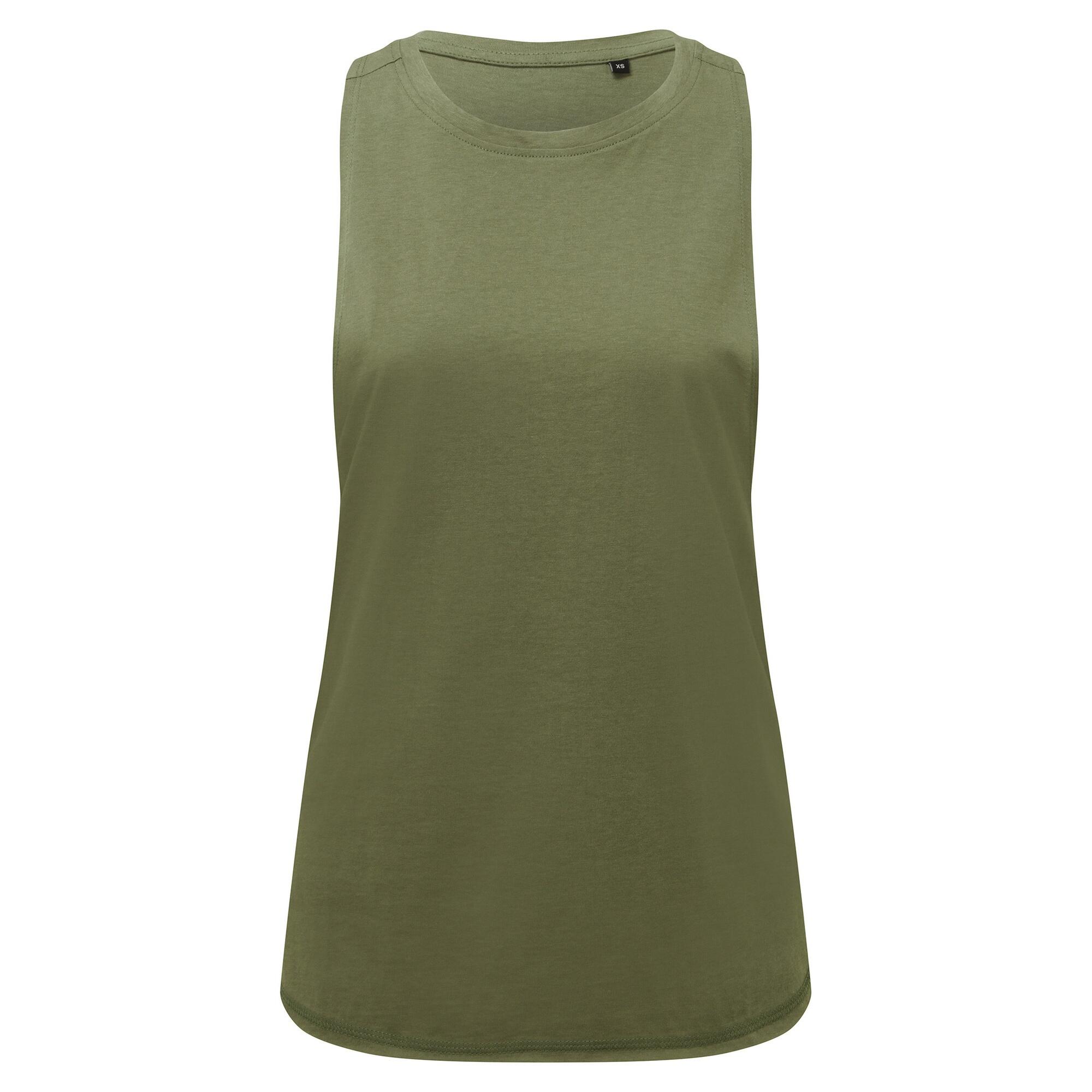 TRIDRI Womens/Ladies Tank Top (Olive)