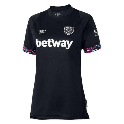 West Ham United FC Maillot Extérieur 22/23 Femme (Noir / Blanc)