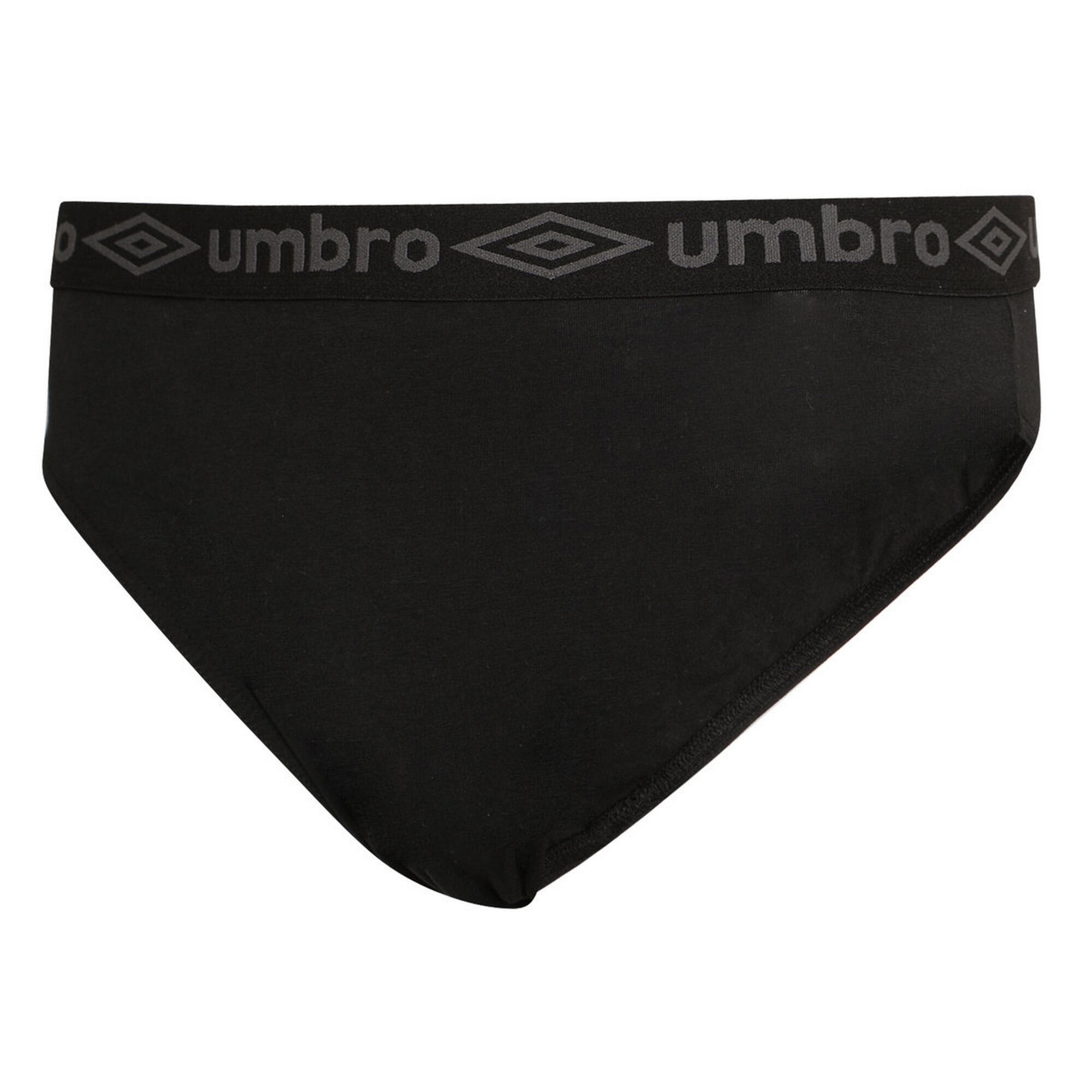 Slip Semplice Uomo Misura Confezione 3 Umbro Nero 2/3