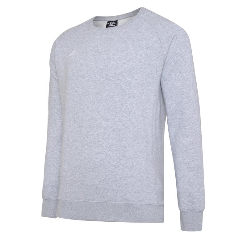 "Club Leisure" Sweatshirt für Damen Grau meliert/Weiß