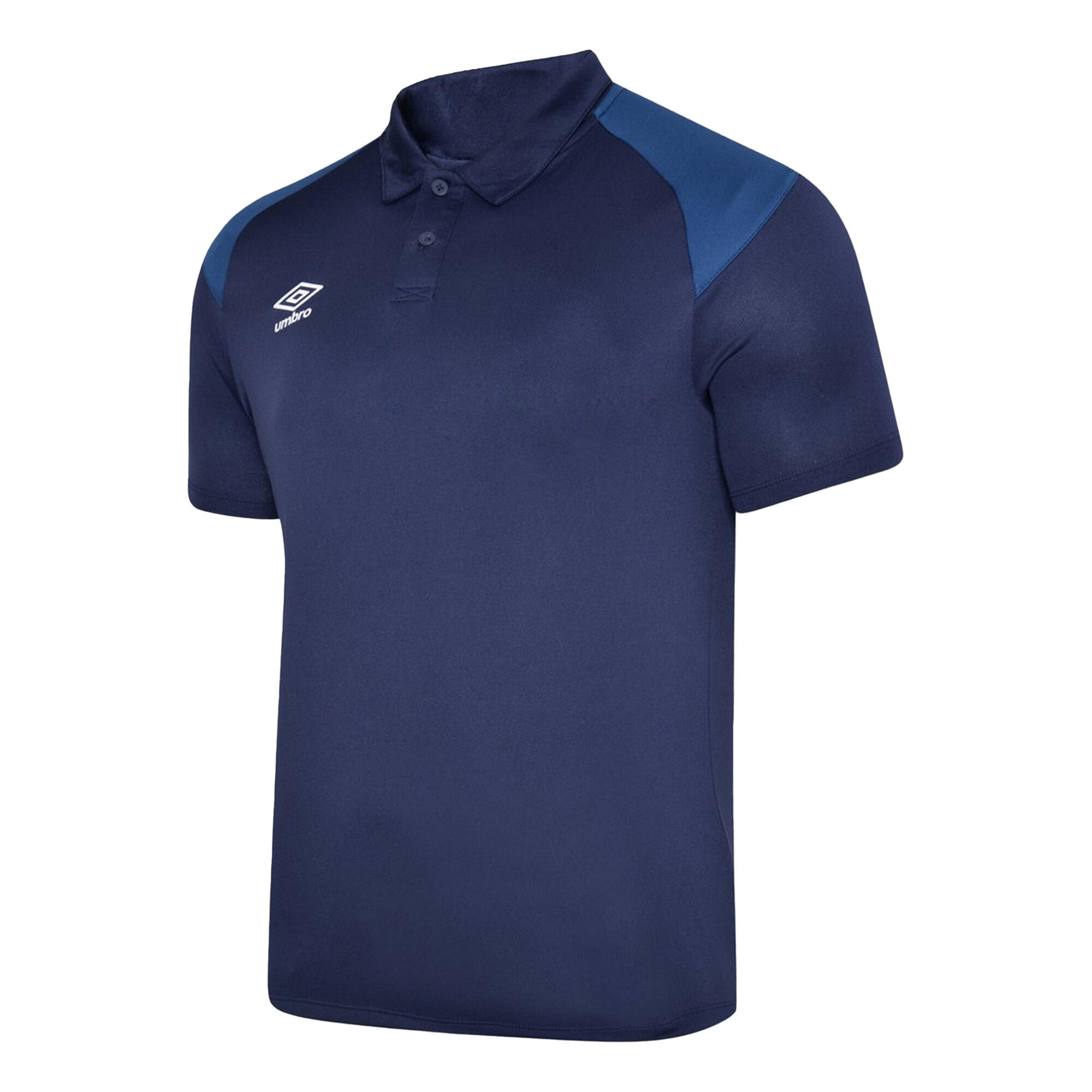 Kids Polo Shirt (Purplish Blue / Navy Blue)