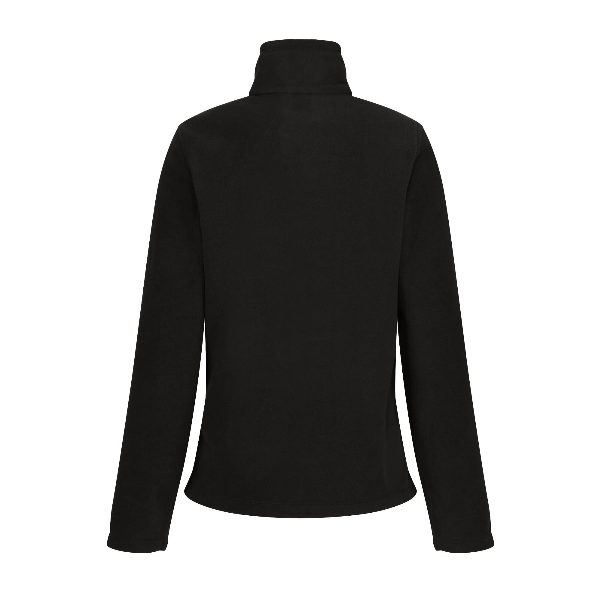 Womens/Ladies FullZip 210 Series Microfleece Jacket (Black) 2/4