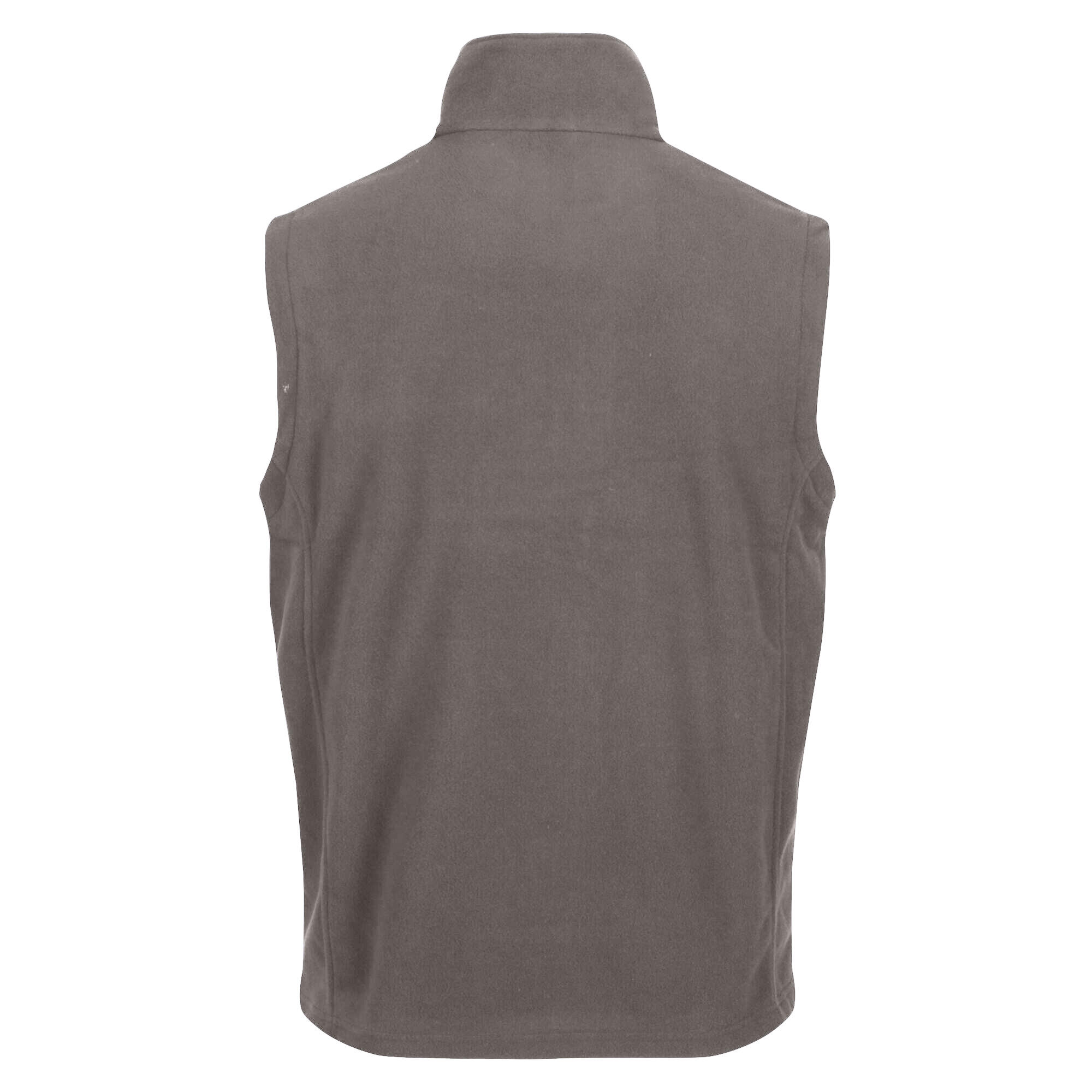 Mens 210 Microfleece Bodywarmer / Gilet (Seal Grey) 2/4