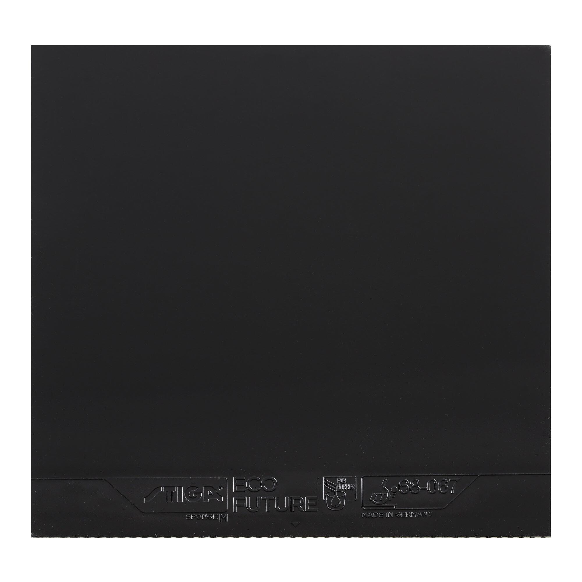 REVÊTEMENT RAQUETTE DE TENNIS DE TABLE ECO FUTURE M, Black, 2.1 2/6