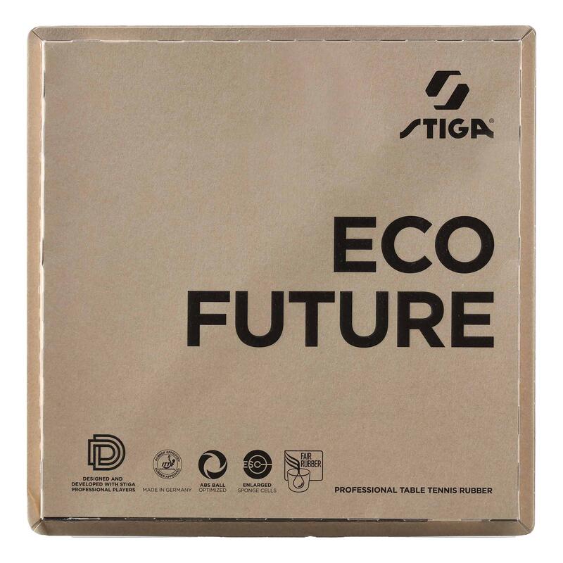 Rubber voor tafeltennisbat ECO FUTURE M, Red, 2.1