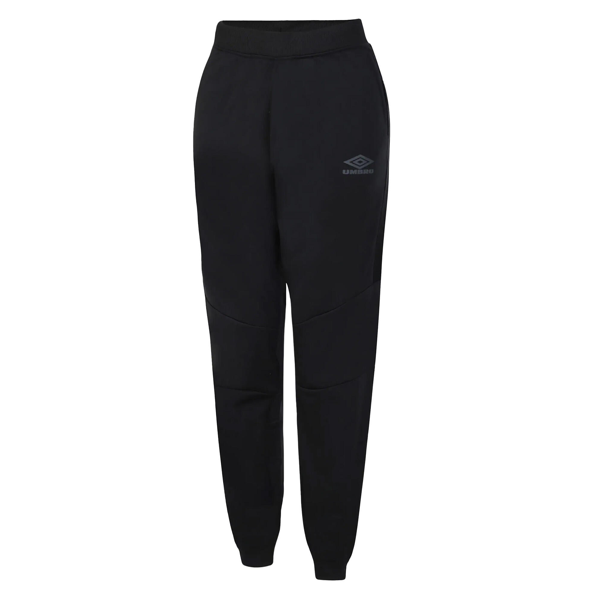 Womens/Ladies Diamond Tricot Taped Jogging Bottoms (Black) 1/4