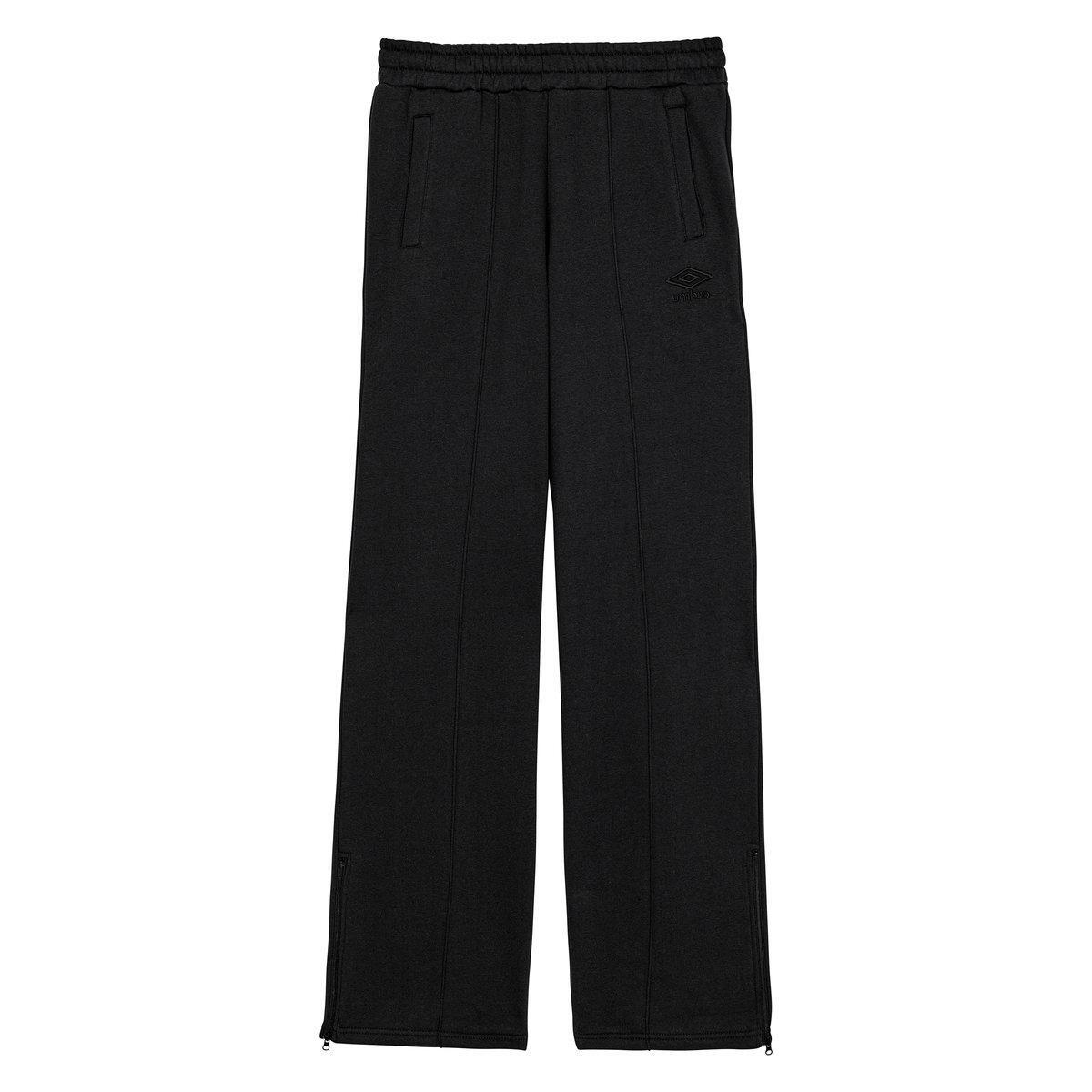 Womens/Ladies Core Straight Leg Jogging Bottoms (Black) 1/3