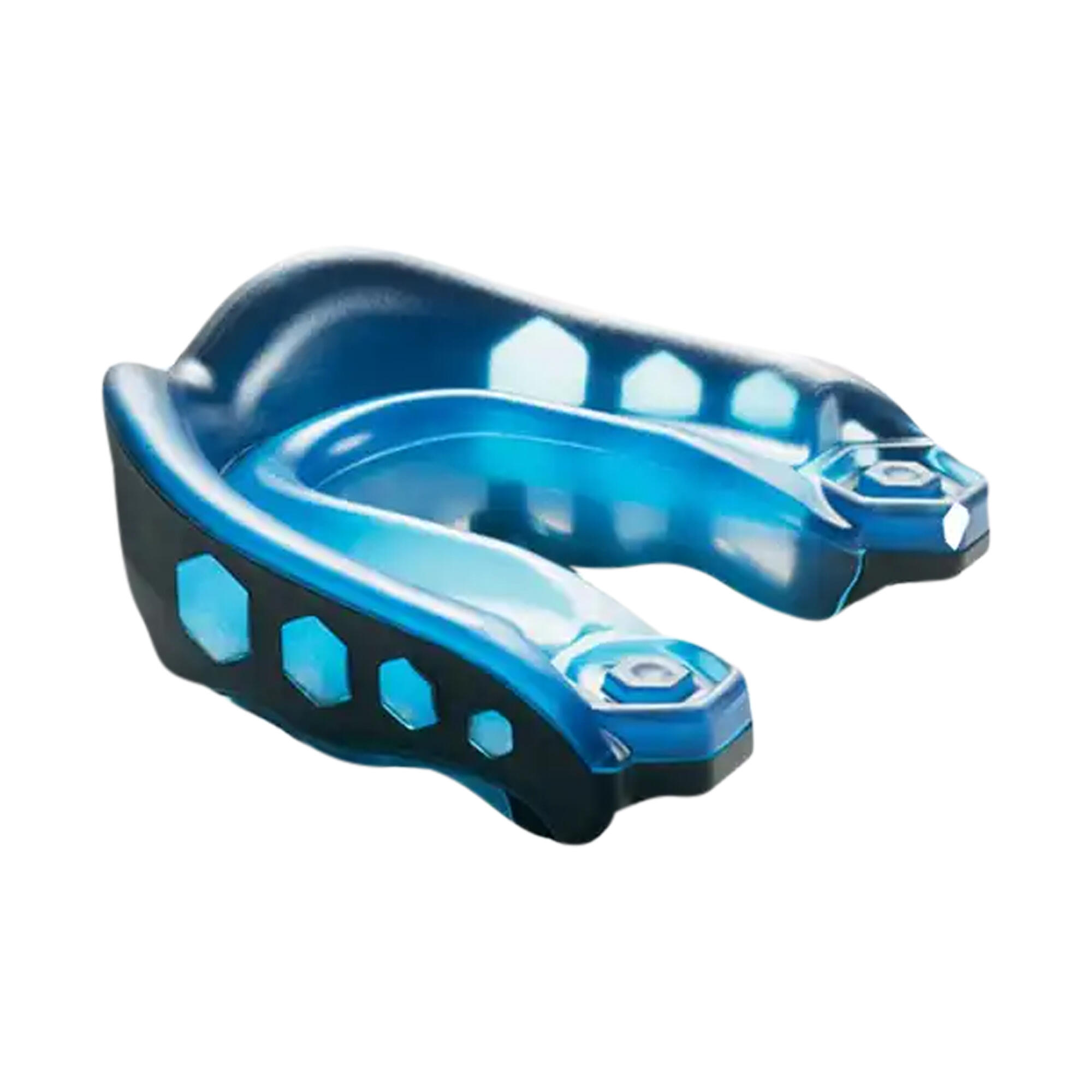 Unisex Zahnschutz Gel Max für Erwachsene Damen und Herren Schwarz/Blau 2/3