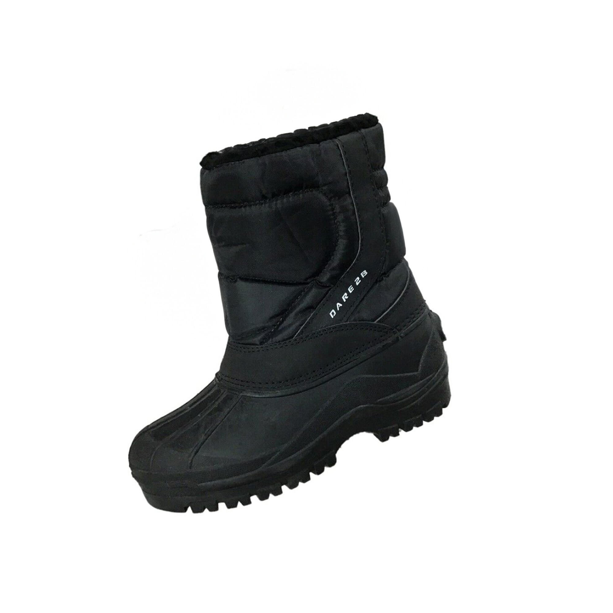 Zeppa Junior wasserfeste Schnee Stiefel Kinder Schwarz 2/4