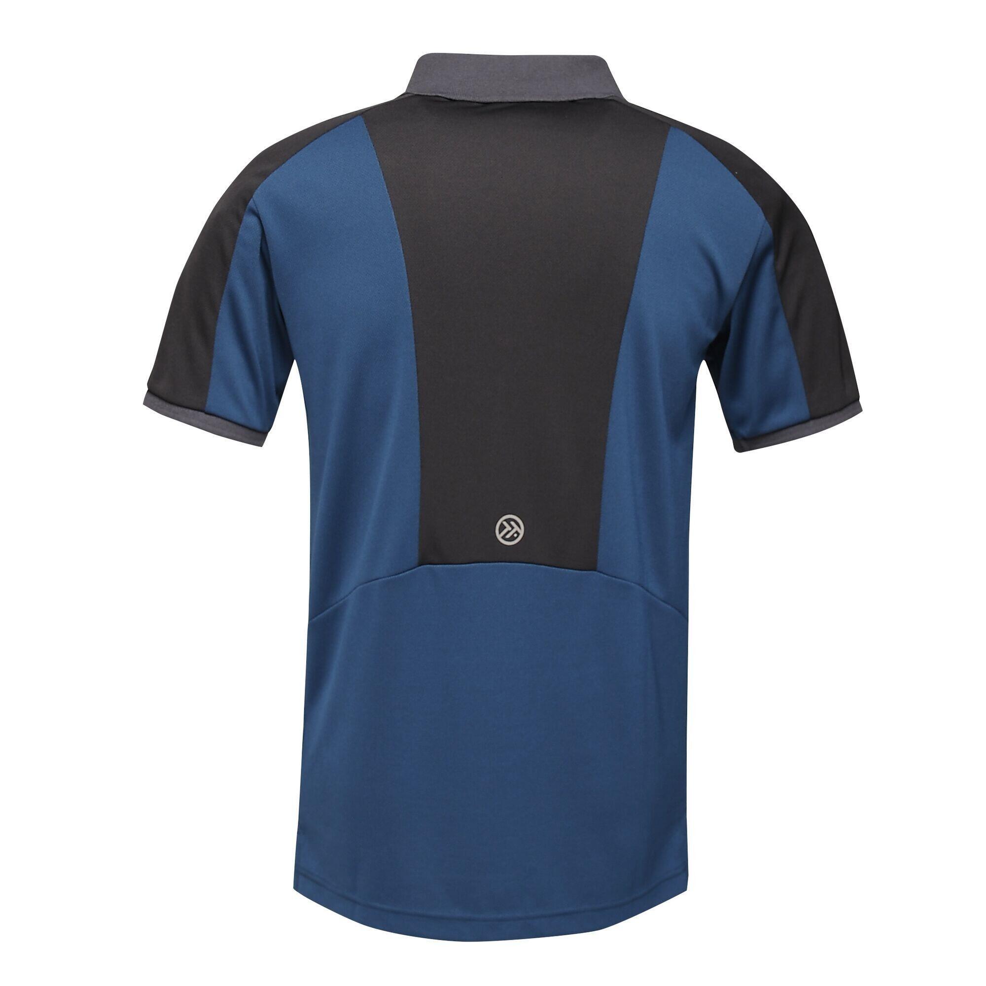 Mens Offensive Wicking Polo Shirt (Blue Wing) 2/5