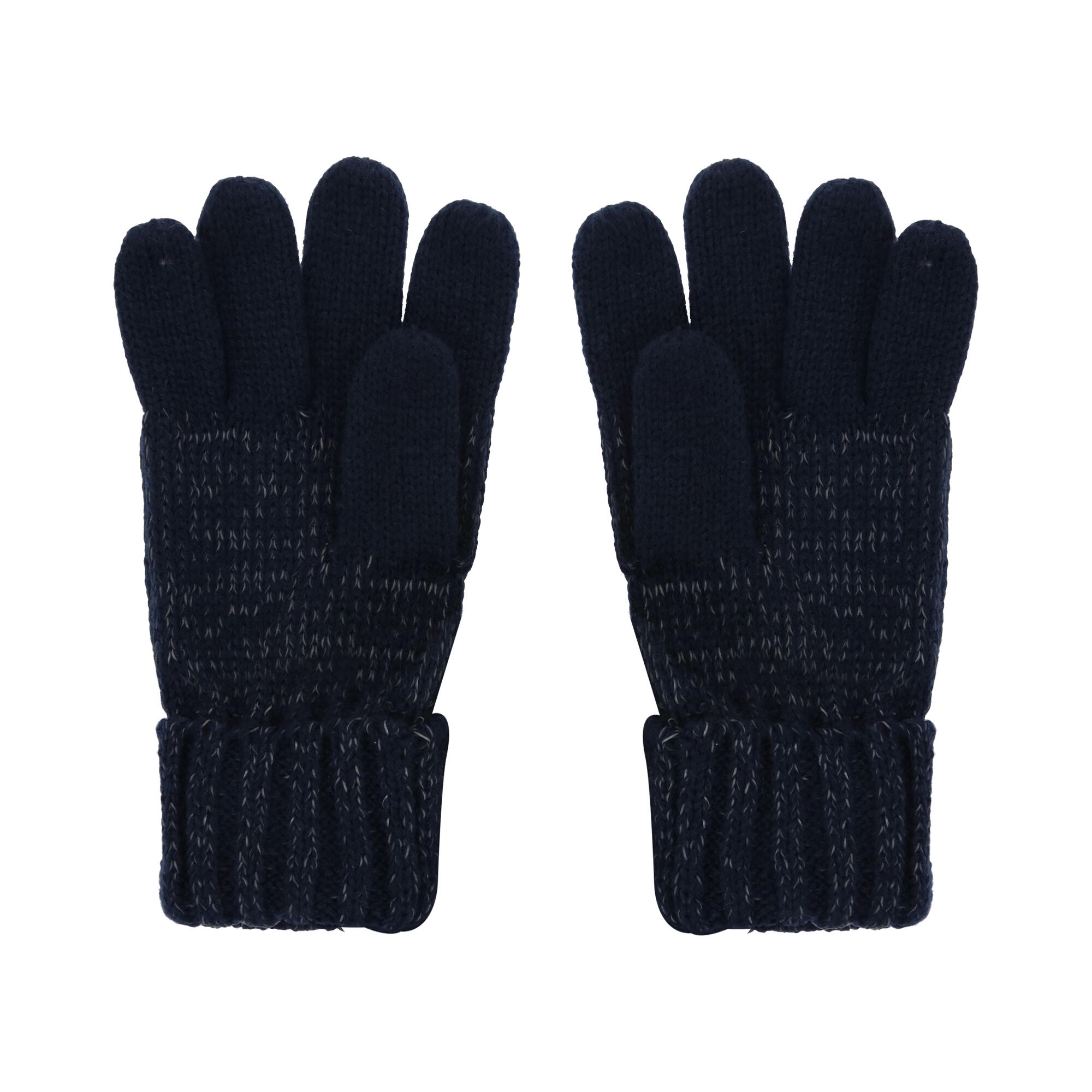 Kids Unisex Luminosity Gloves (Navy) 3/4