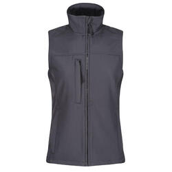 Chaleco Softshell modelo Flux para mujer Gris Seal