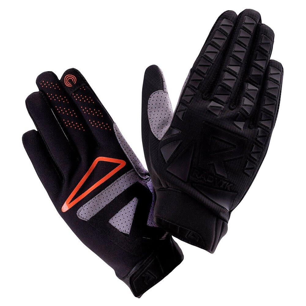 Radvik - Gants Vox Homme (noir / Phantom / Orange Sanguine) - Gants - Gris|marron|noir|orange - 44 L - Decathlon
