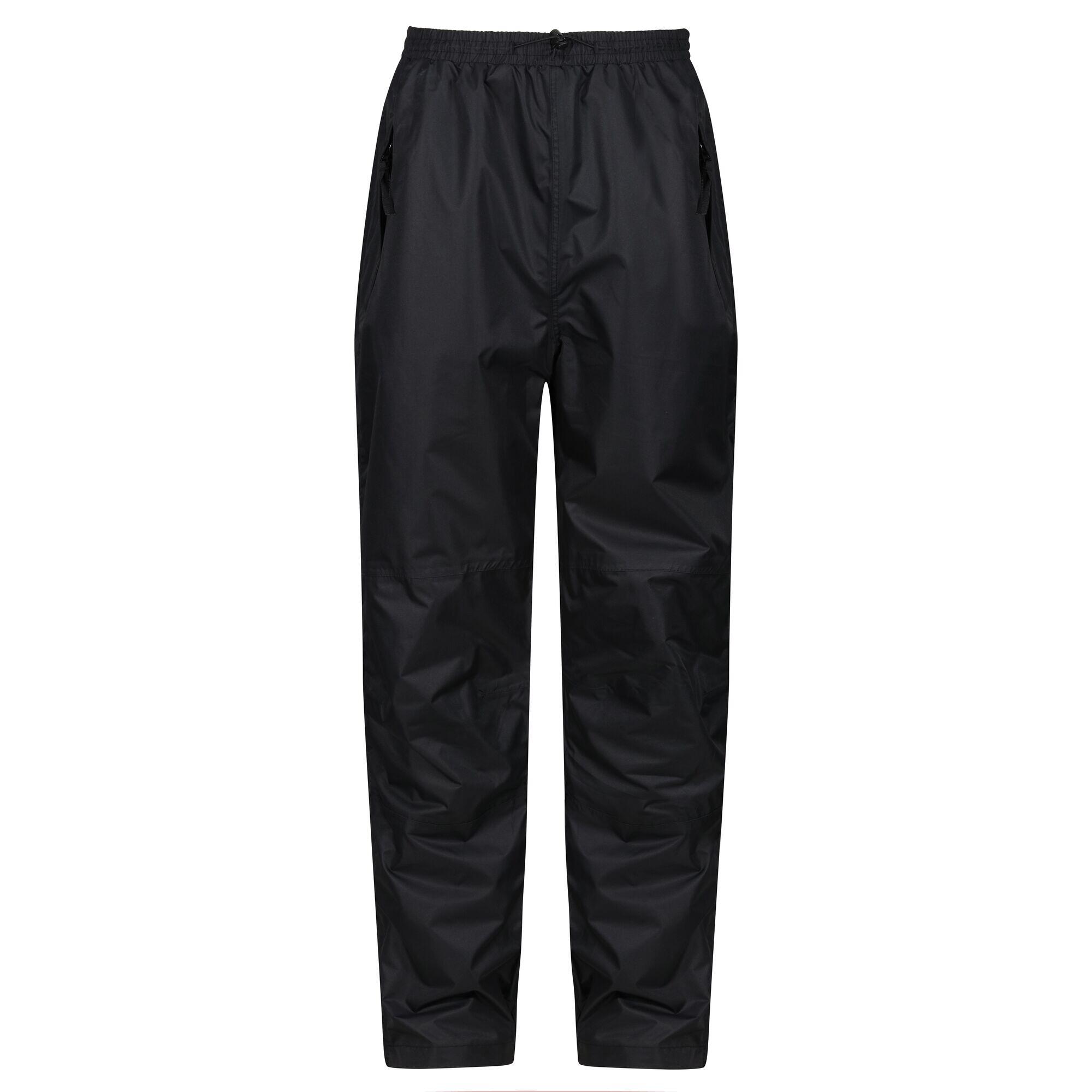 REGATTA Mens Waterproof Breathable Linton Trousers (Black)