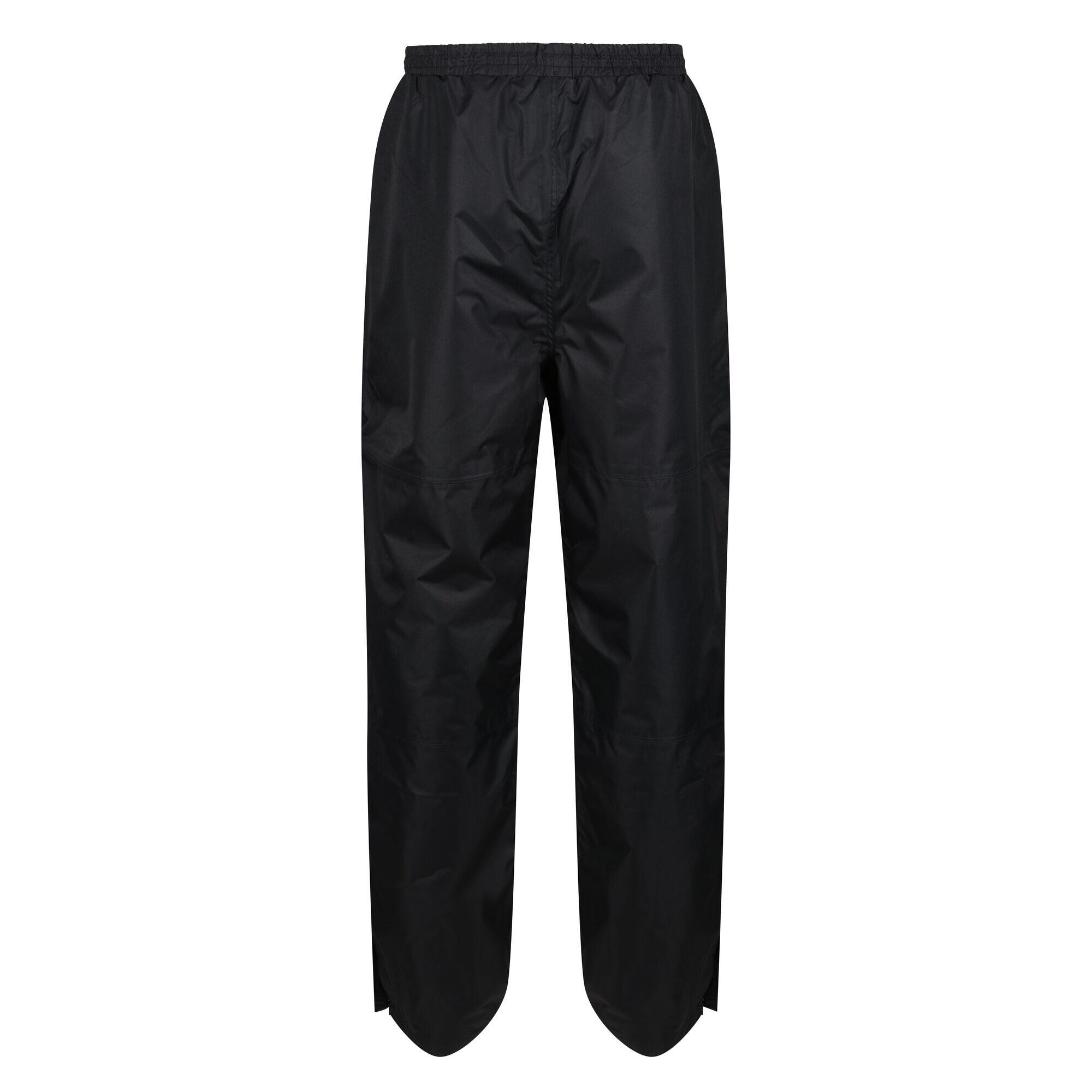 Mens Waterproof Breathable Linton Trousers (Black) 2/4