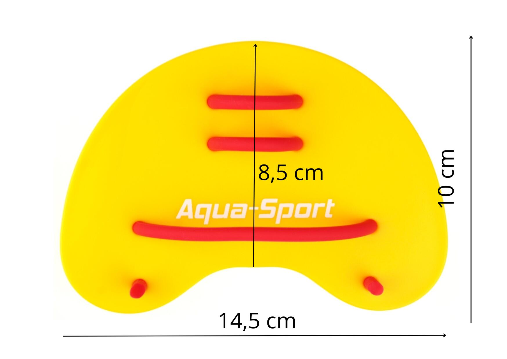 Wiosełka treningowe do pływania unisex Aqua-Sport Blackhawk 5/5