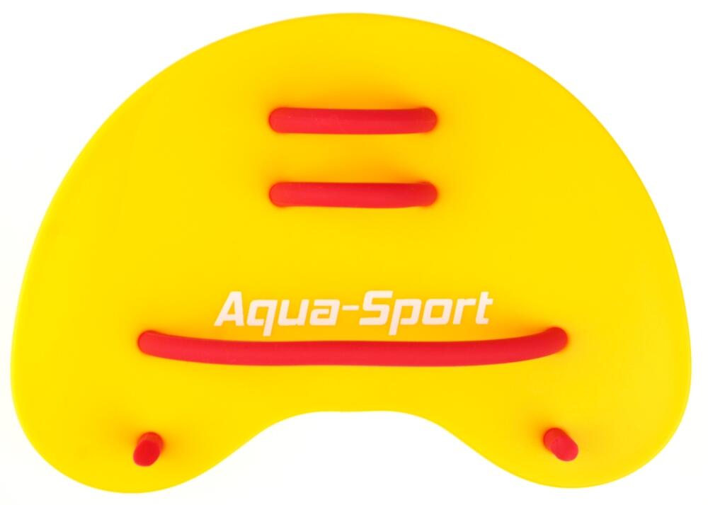Wiosełka treningowe do pływania unisex Aqua-Sport Blackhawk 2/5