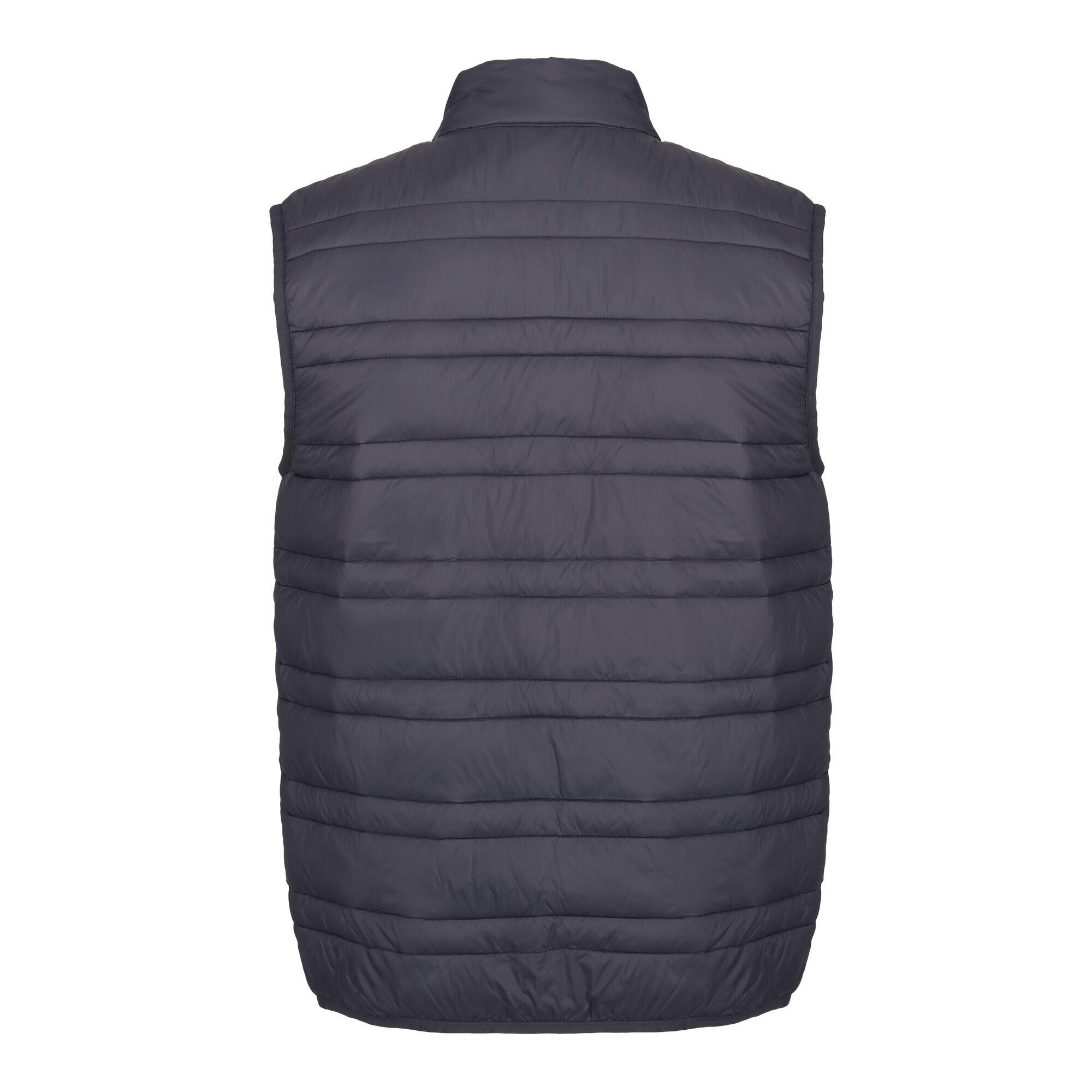 Mens Fire Down Padded Bodywarmer (Seal Grey/Black) 2/5