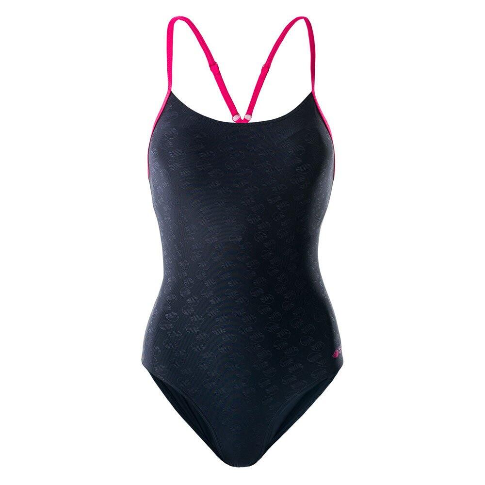 Aquawave - Maillot De Bain 1 Pièce Sublime Femme (noir / Framboise Vif) - Maillot De Bain 1 Pièce - Noir|rose - S - Decathlon