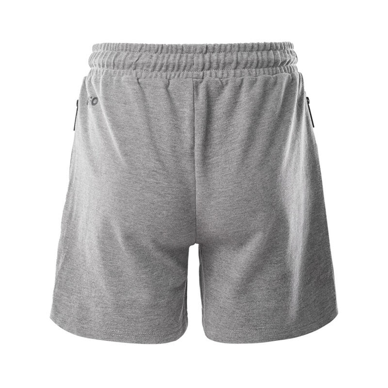 Kinderen/Kinderen Eddy Shorts (Grijs gemêleerd/Chinees rood)